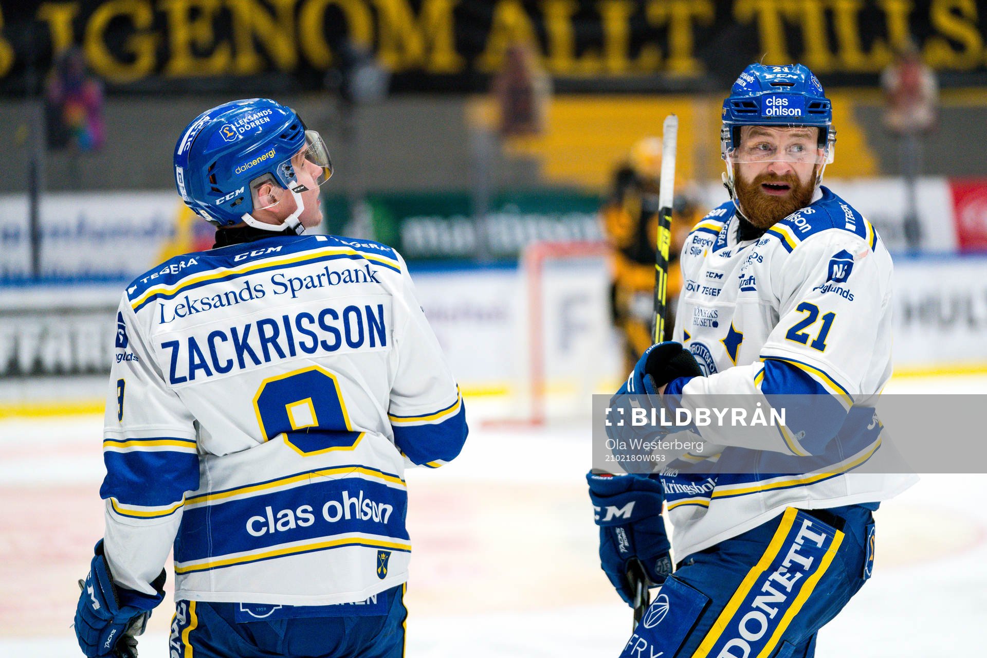 Leksands Patrik Zackrisson och Mattias Ritola