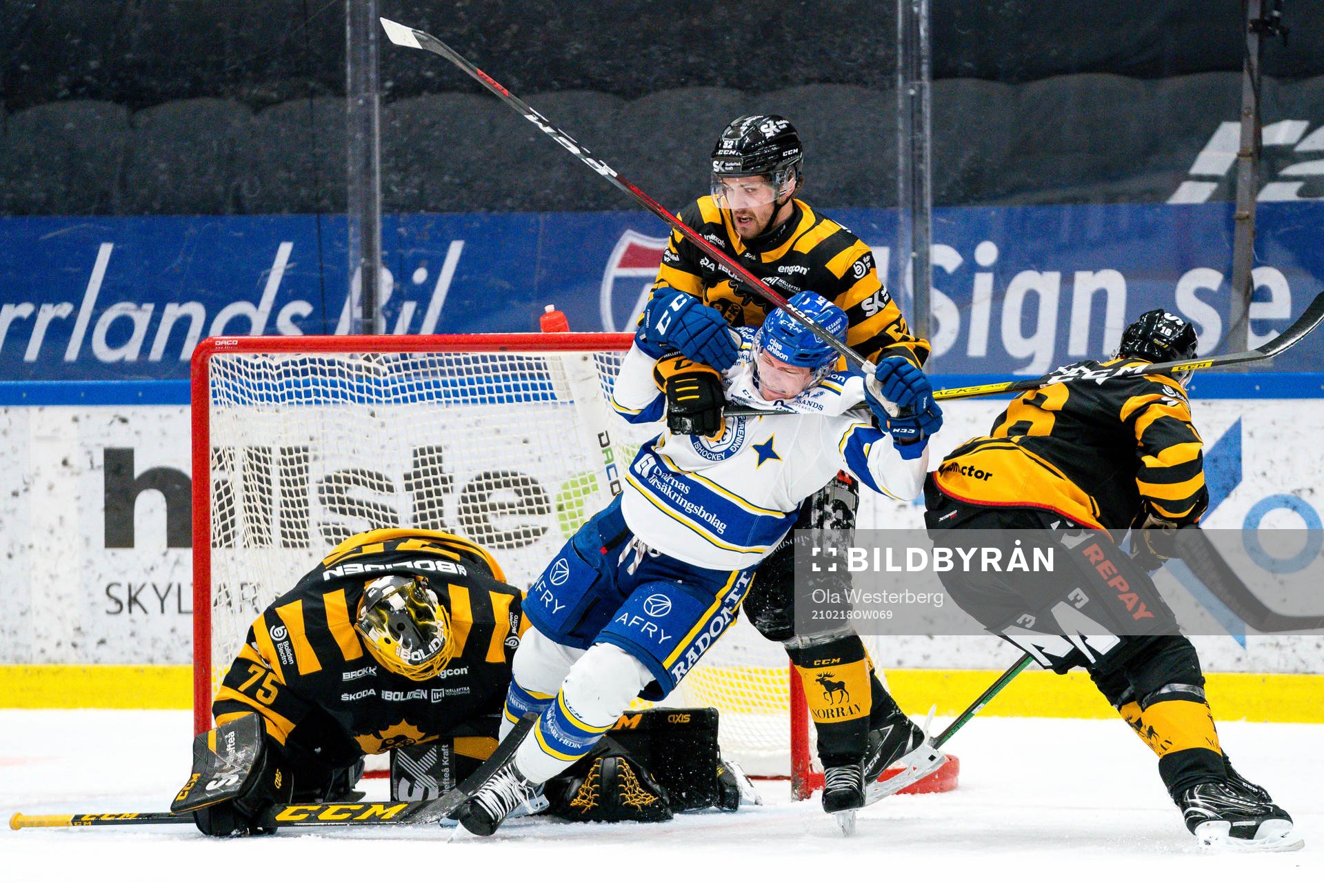 Leksands Patrik Zackrisson och Skellefteås Arvid Lundberg