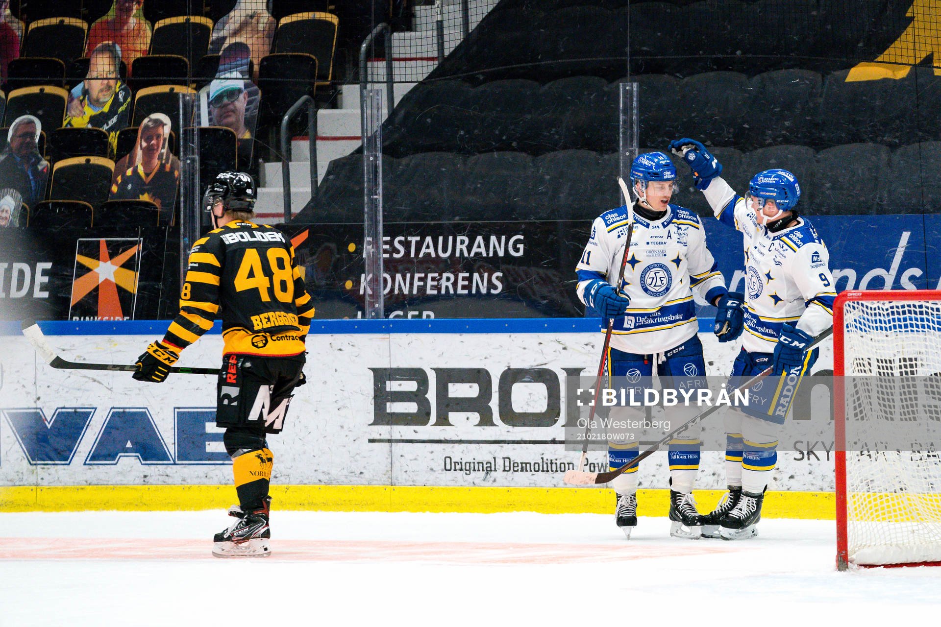 Leksands Martin Karlsson gör 3-6 i tom bur och jublar med