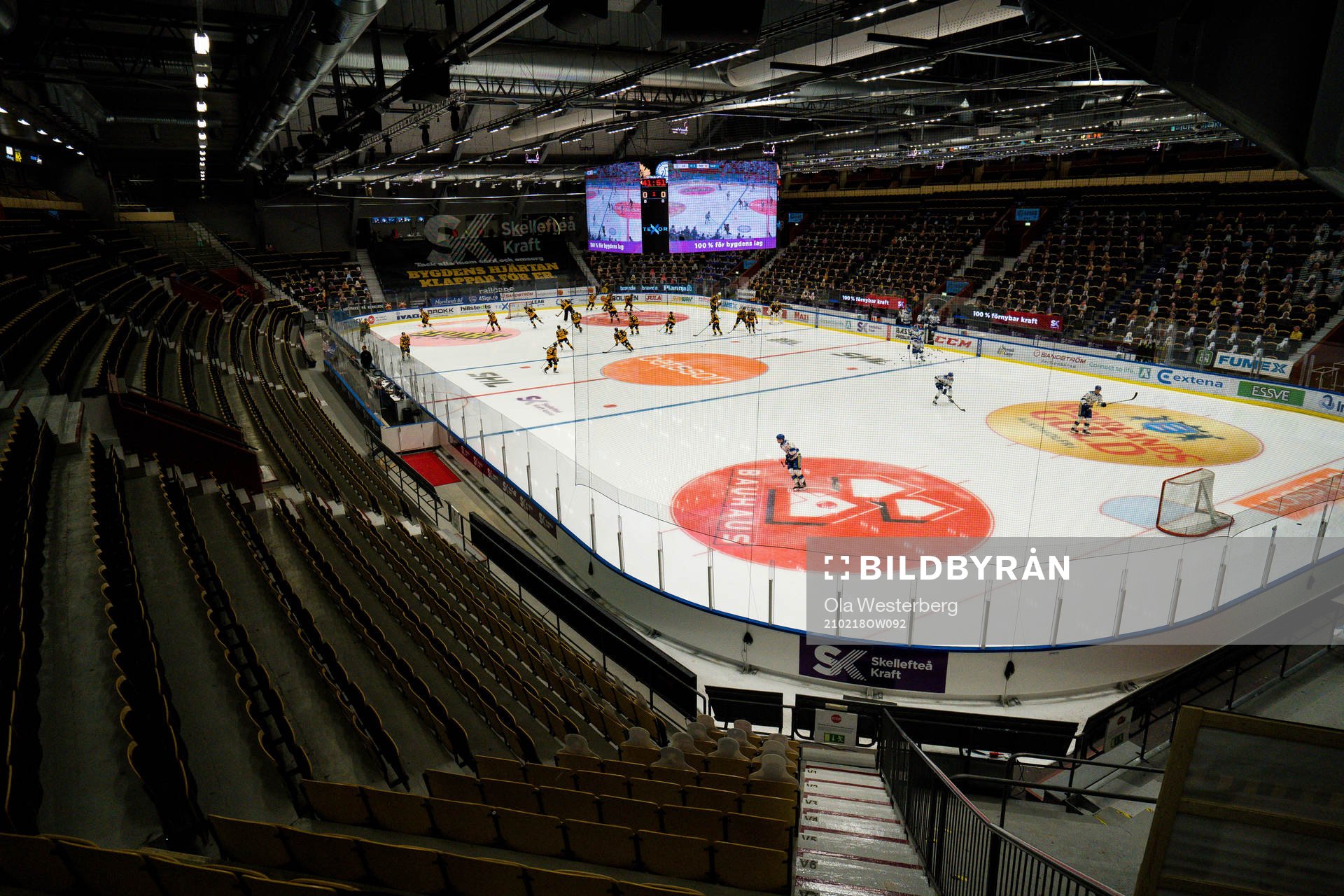 Skellefteå Kraft Arena interiört