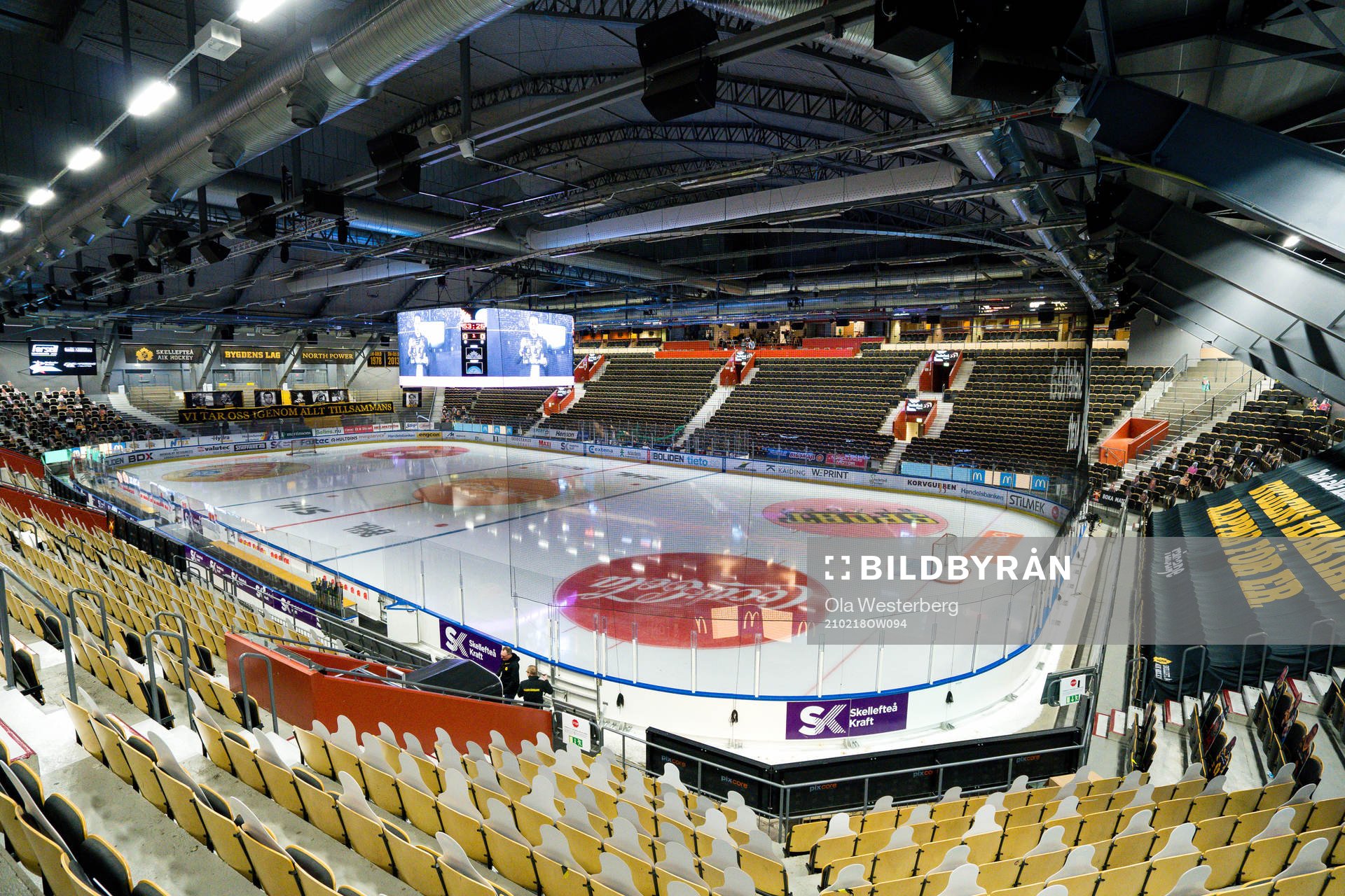 Skellefteå Kraft Arena interiört