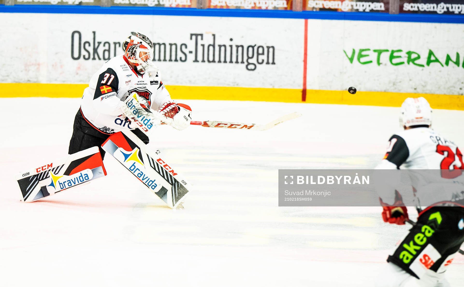 Malmö Redhawks målvakt Lars Volden