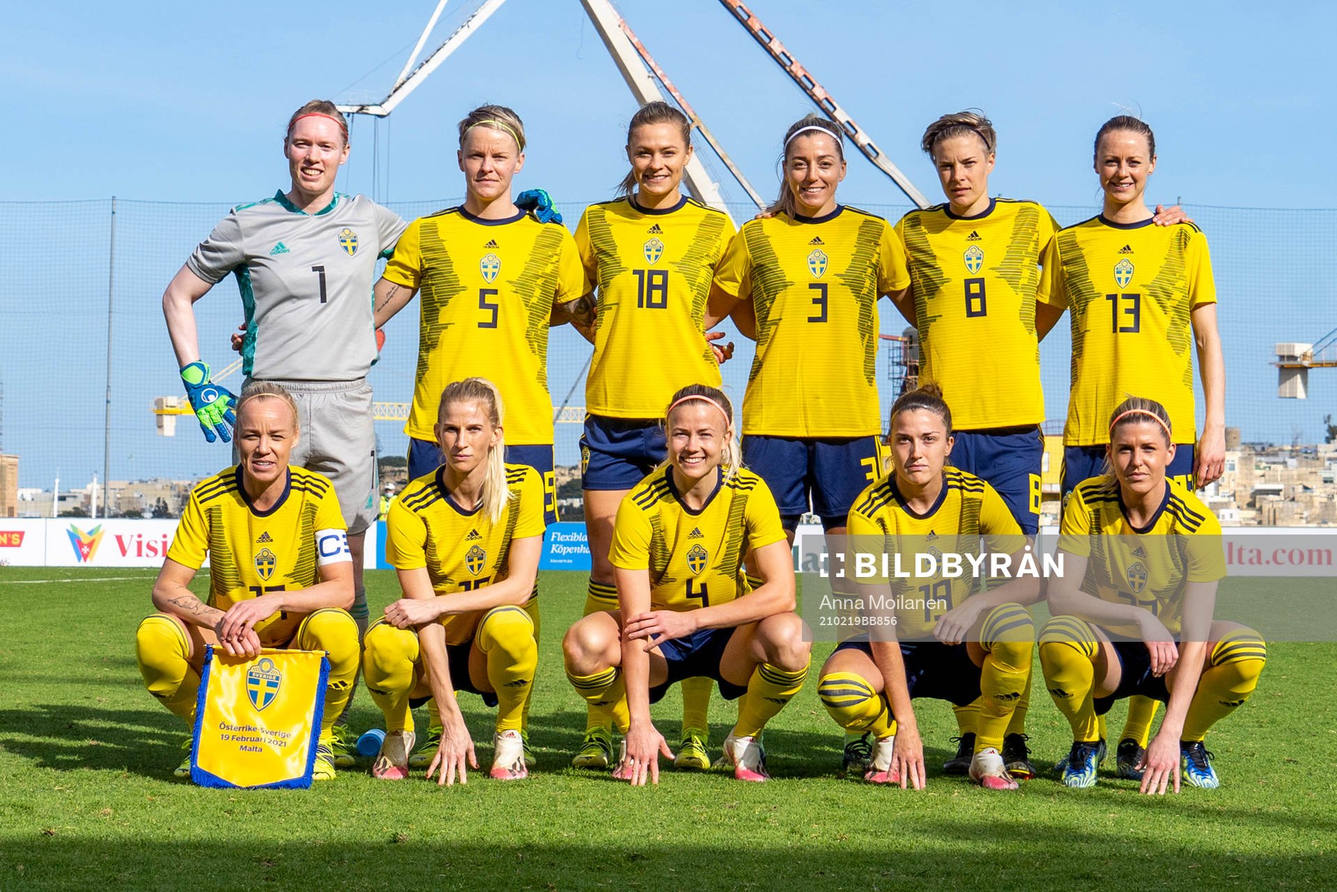 In this handout photo from the Swedish Football Association