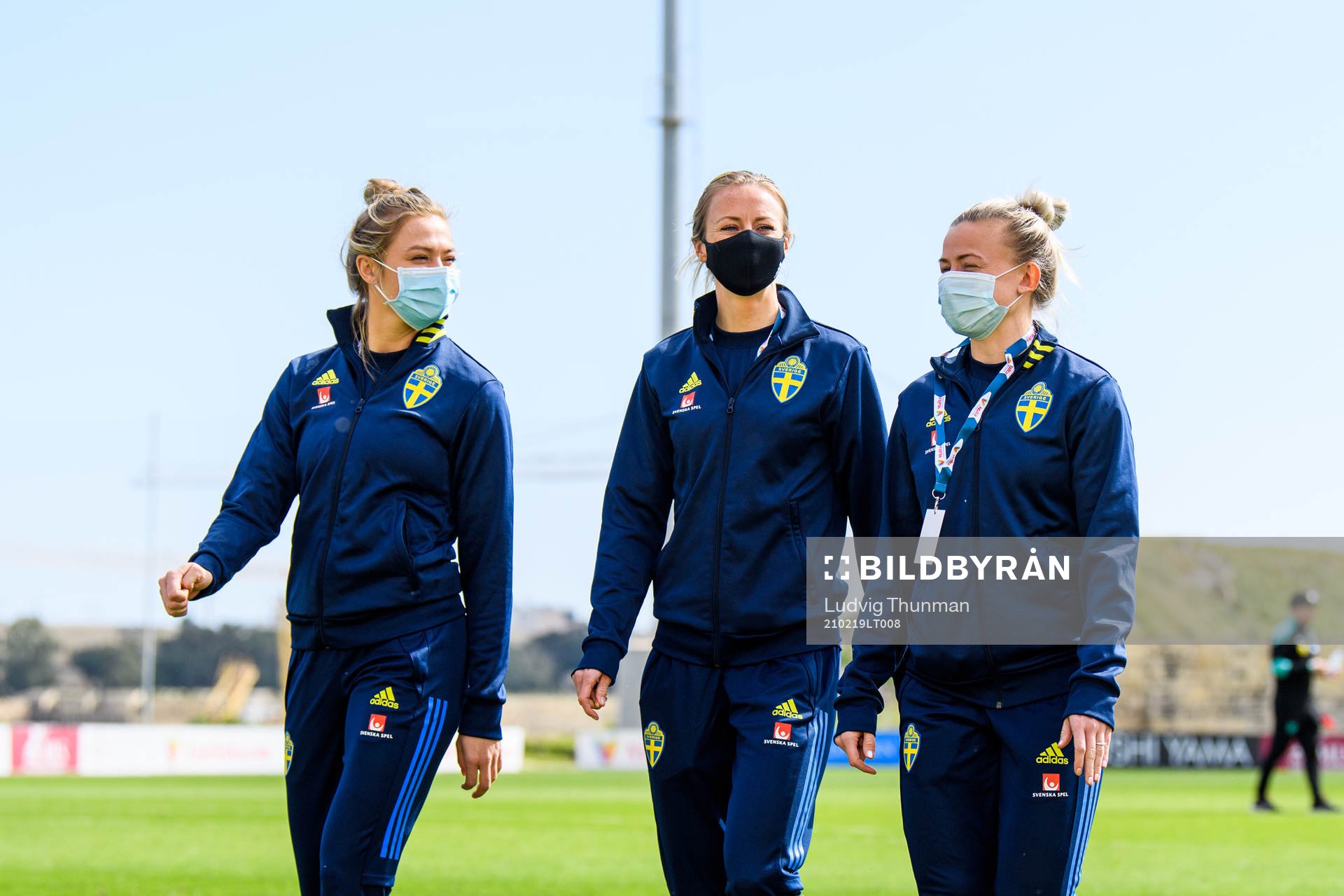 Fridolina Rolfö, Amanda Ilestedt and Hanna Glas