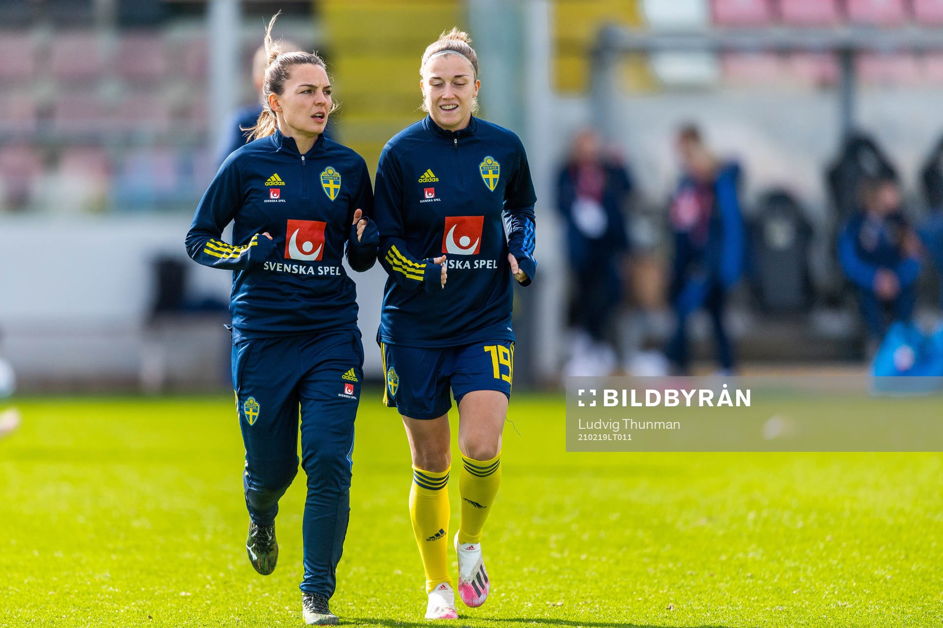 Johanna Rytting Kaneryd and Filippa Angeldal of Sweden