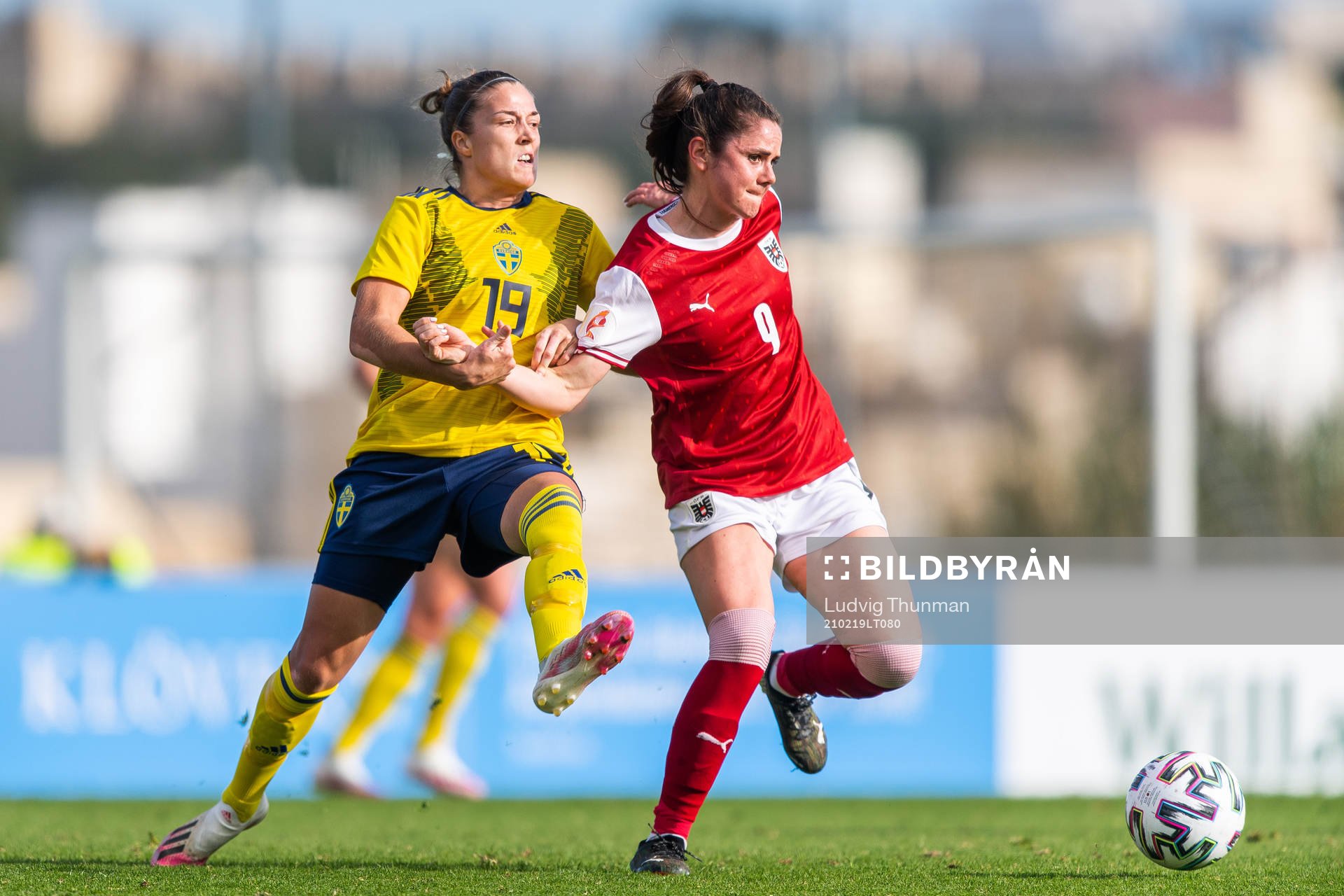 Filippa Angeldal of Sweden and Sarah Zadrazil of Austria