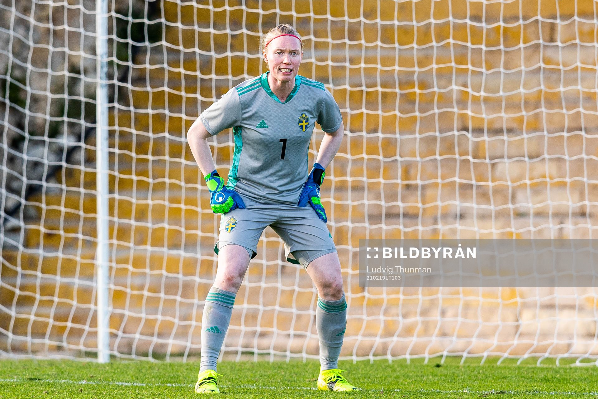 Goalkeeper Hedvig Lindahl of Sweden