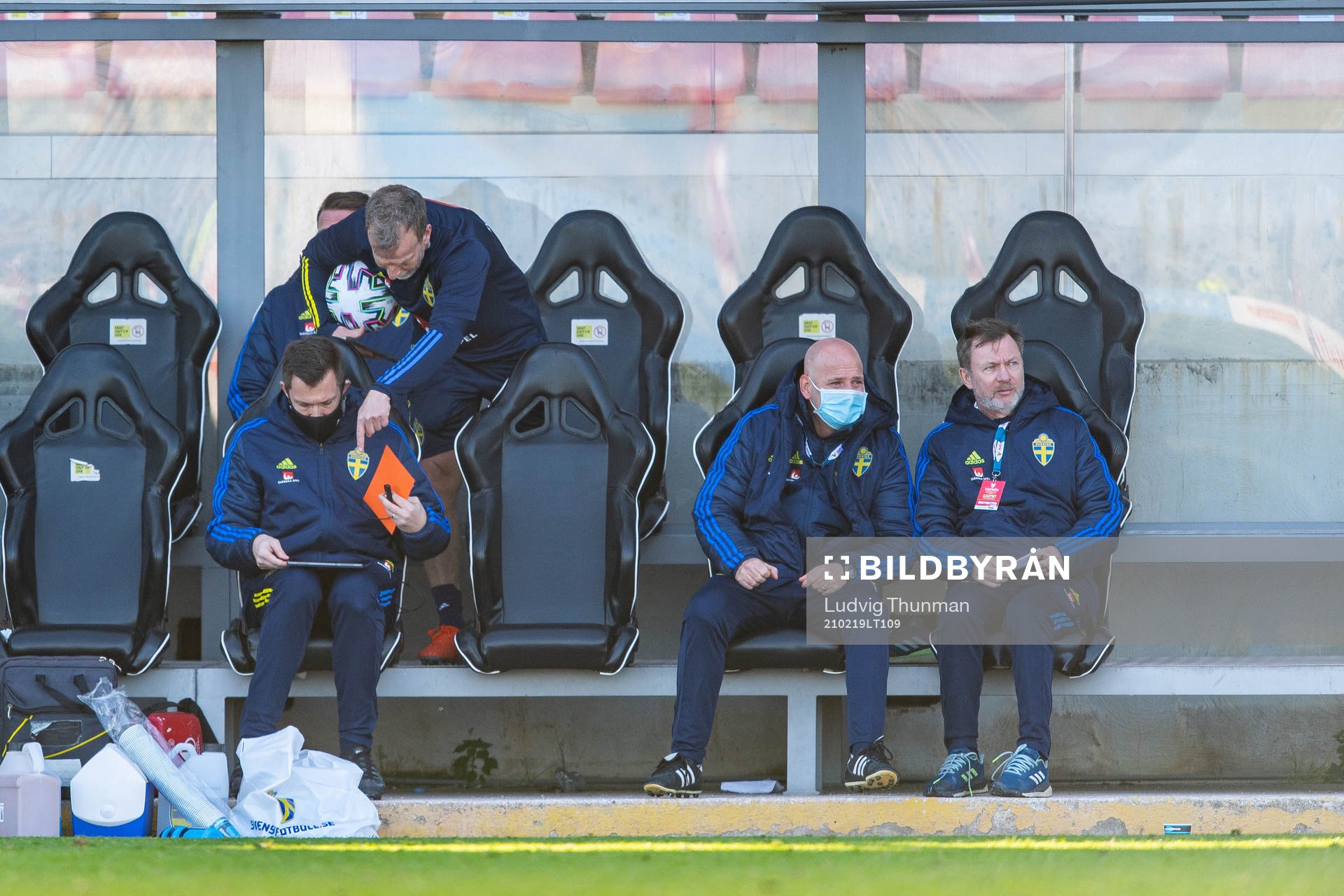 Peter Gerhardsson, head coach, and Magnus Wikman, assistant