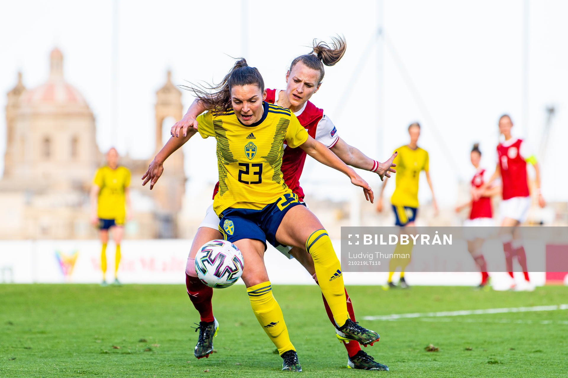 Virginia Kirchberger of Austria and Johanna Rytting Kaneryd