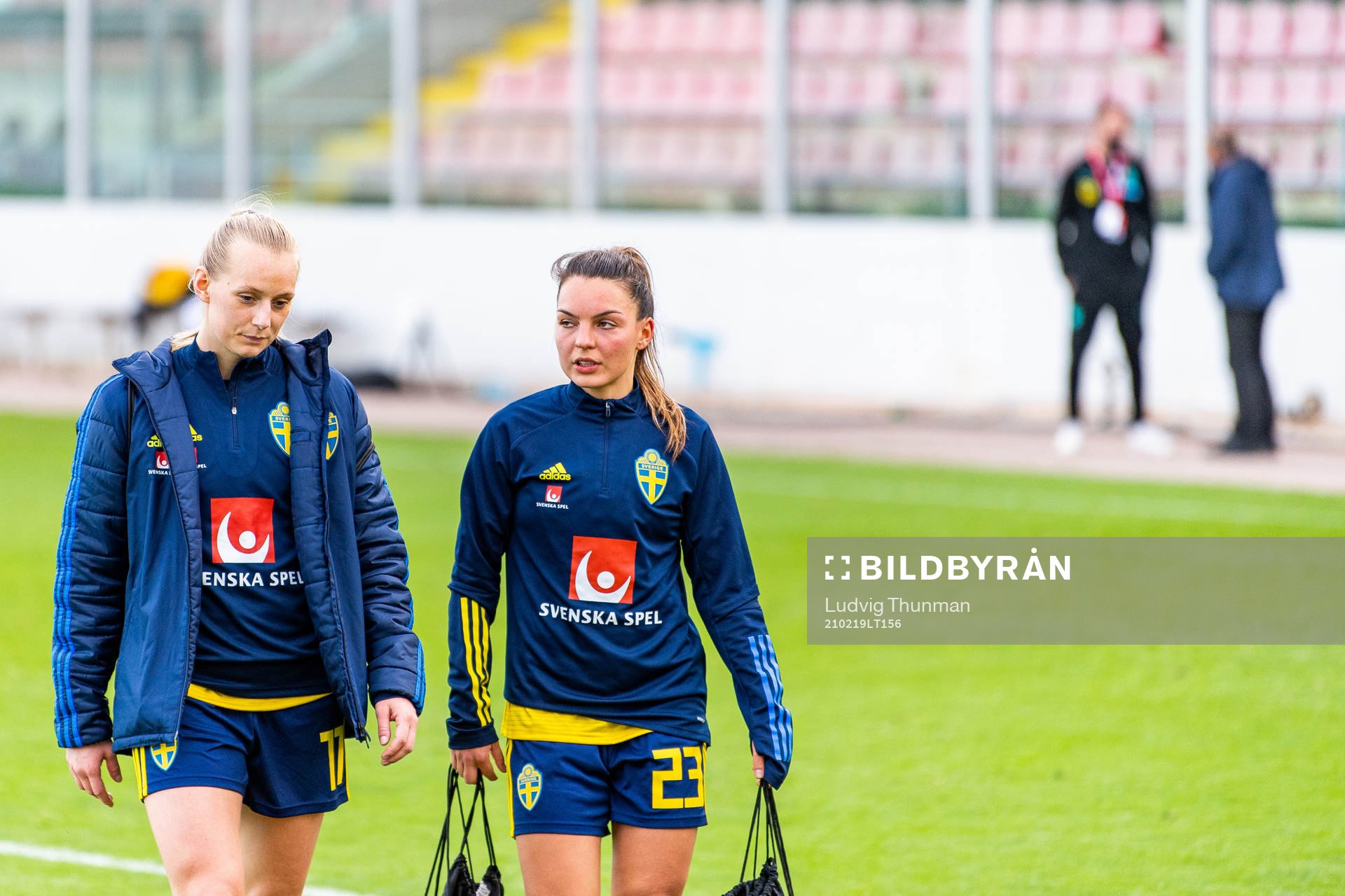 Stina Blackstenius and Johanna Rytting Kaneryd of Sweden