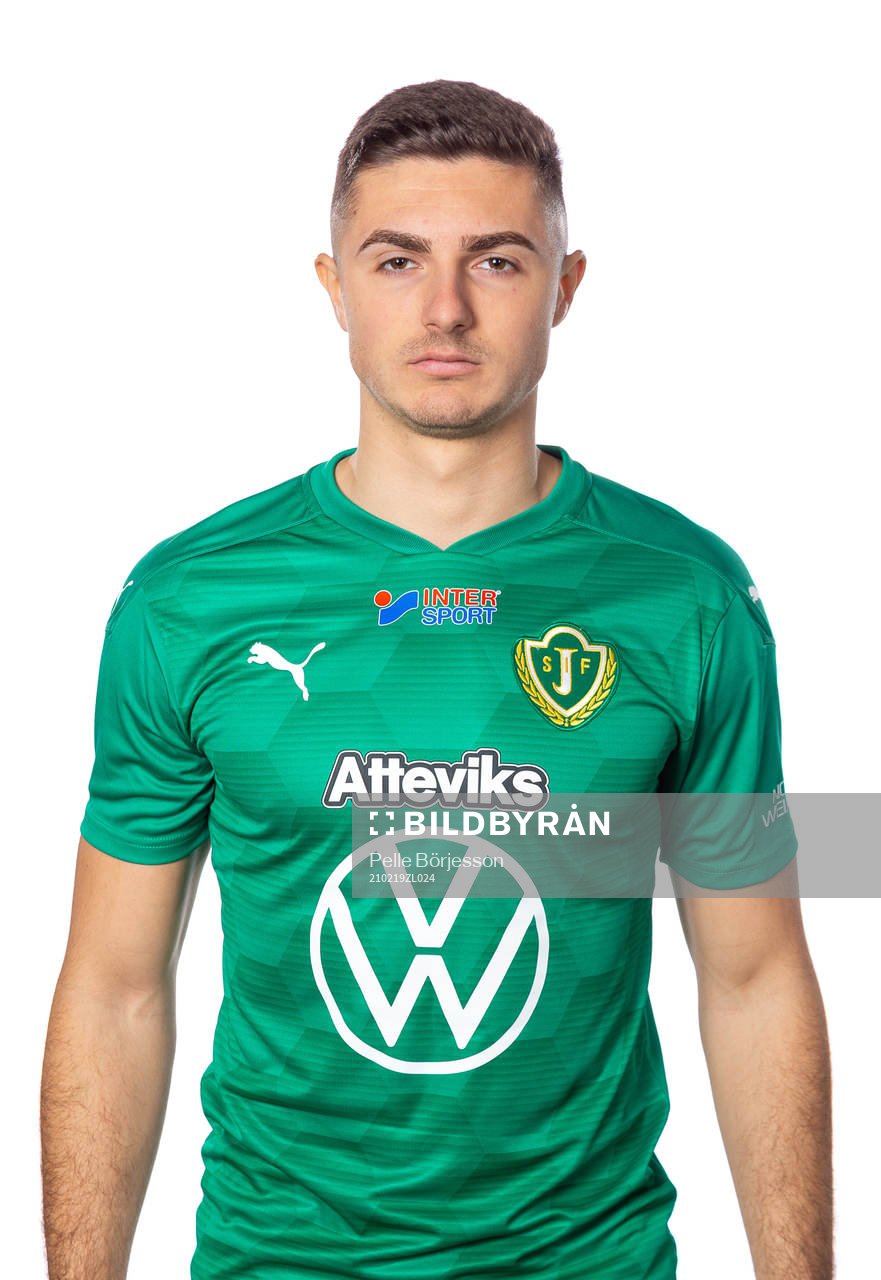 Jönköpings Marko Nikolic poserar för ett porträtt den 19 februari 2021 i Jönköping.