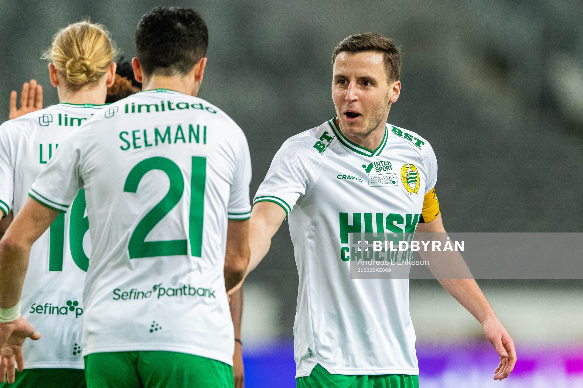 Hammarbys Jeppe Andersen jublar