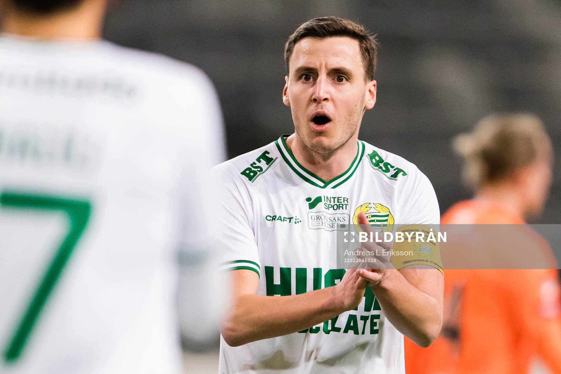 Hammarbys Jeppe Andersen jublar