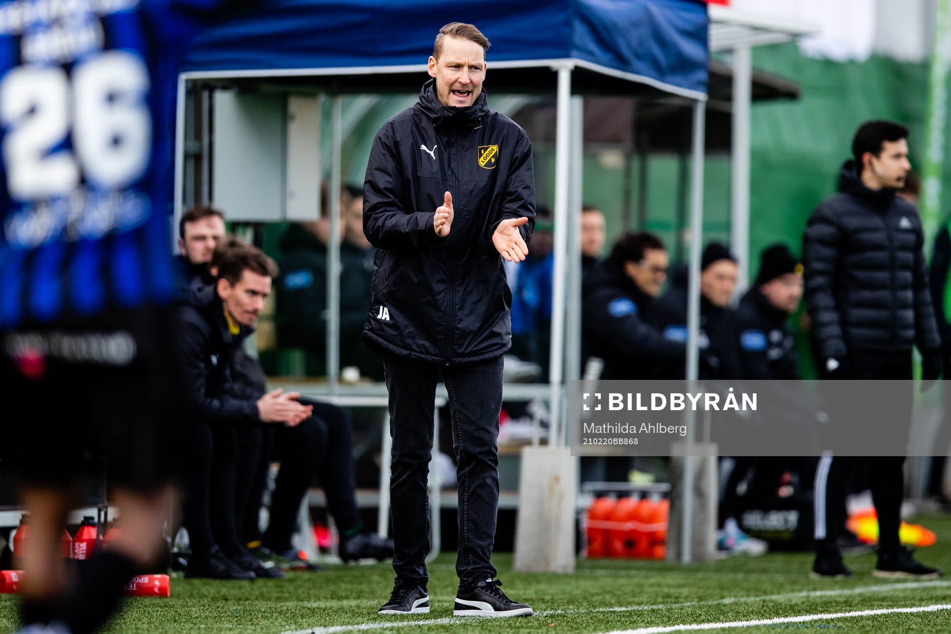 Löddes tränare Jimmie Andersson