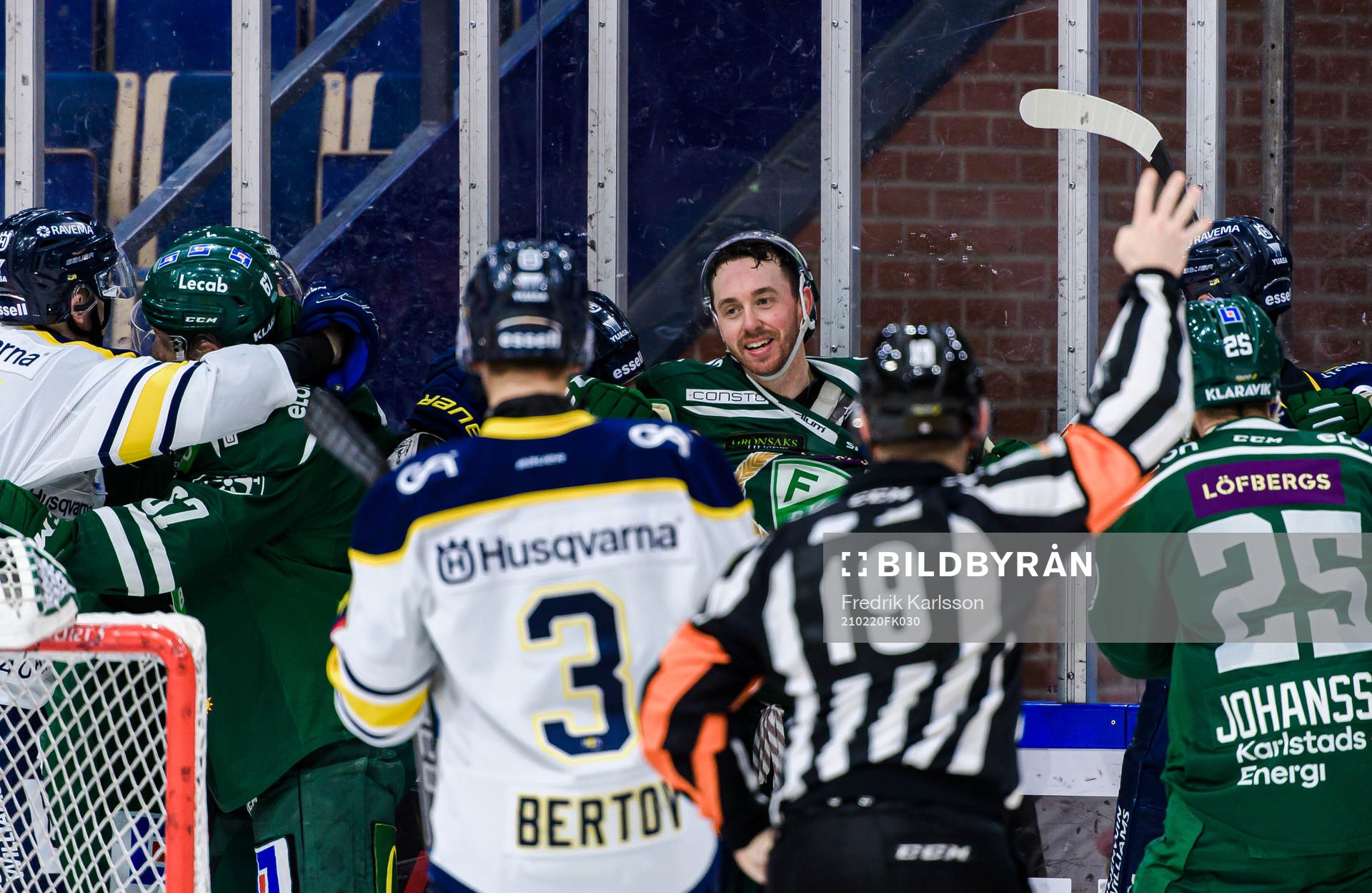 Färjestads Jonathon Blum i bråk