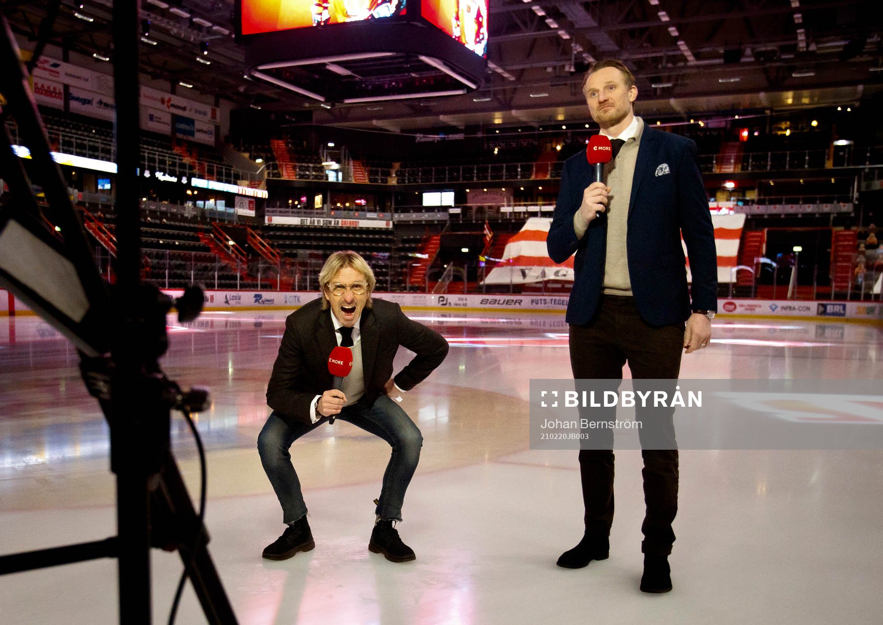 Cmores Patrik Westberg och Niklas Kronwall