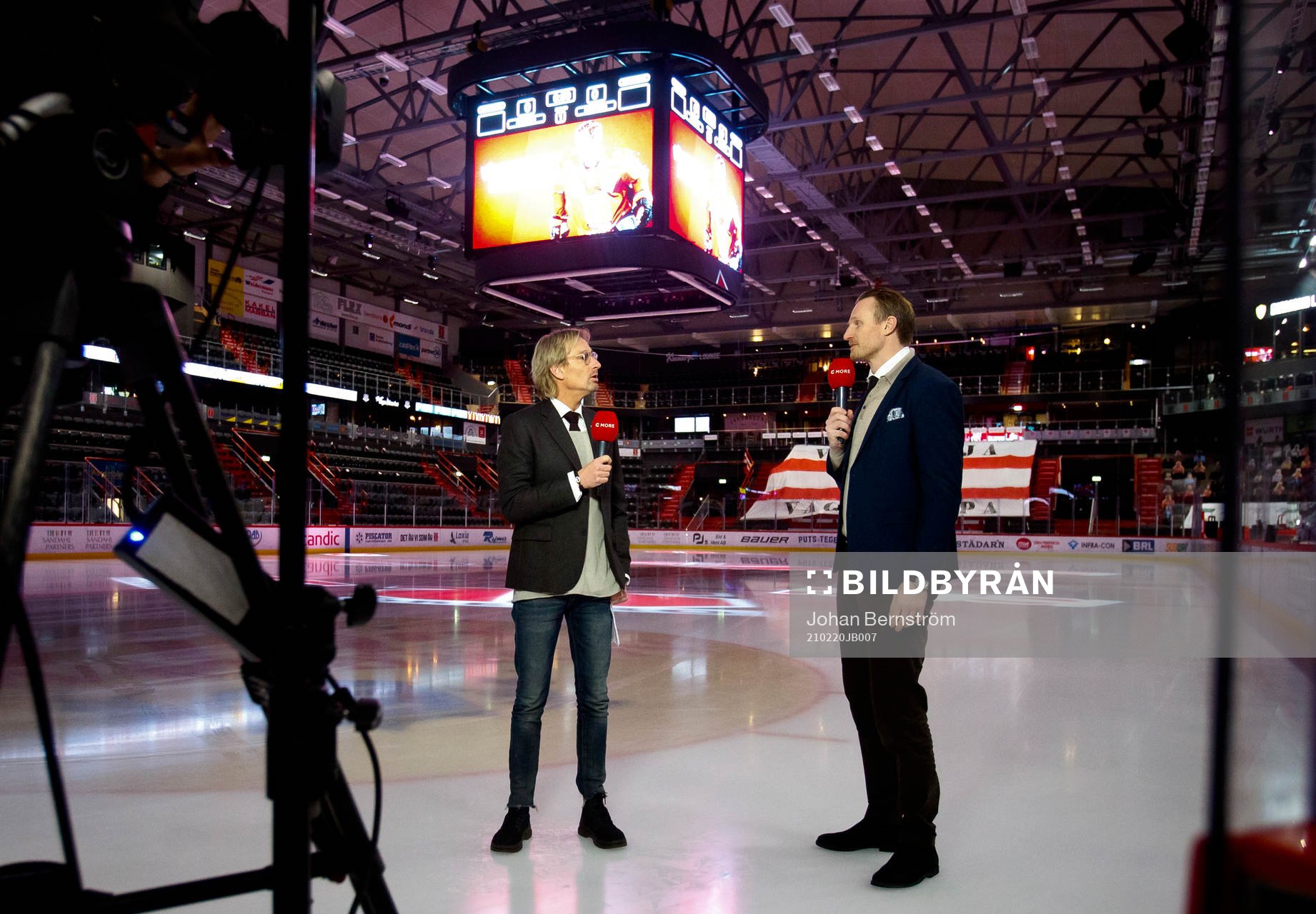 Cmores Patrik Westberg och Niklas Kronwall