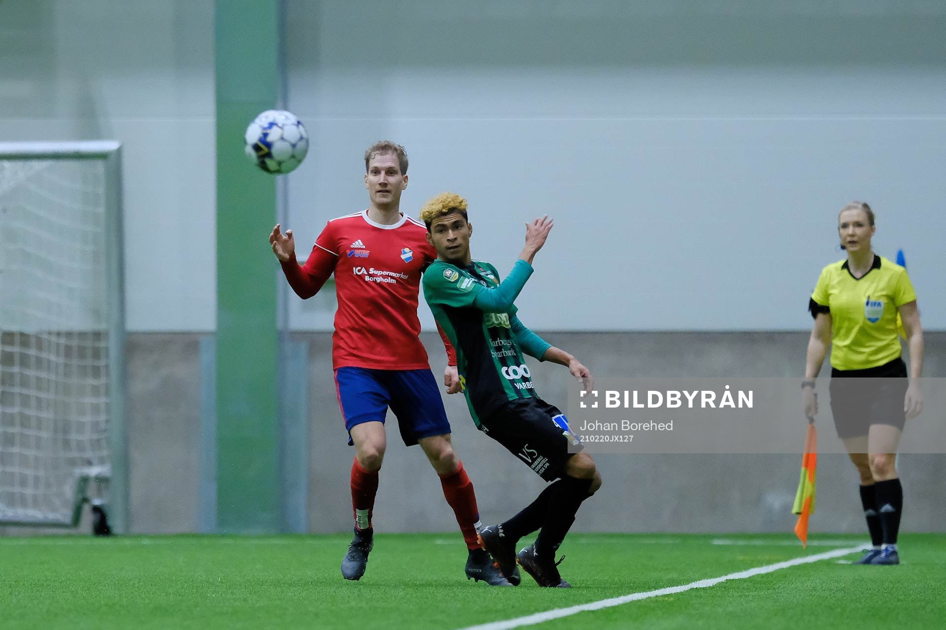 Östers Oliver Silverholt och Varbergs Keanin Ayer Boya