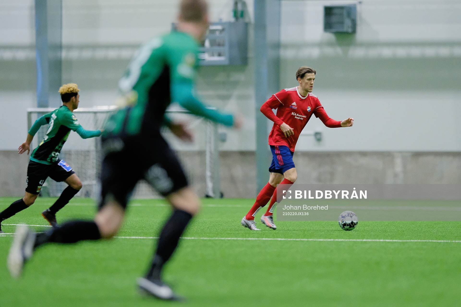 under träningsmatchen i fotboll mellan Varberg och Öster