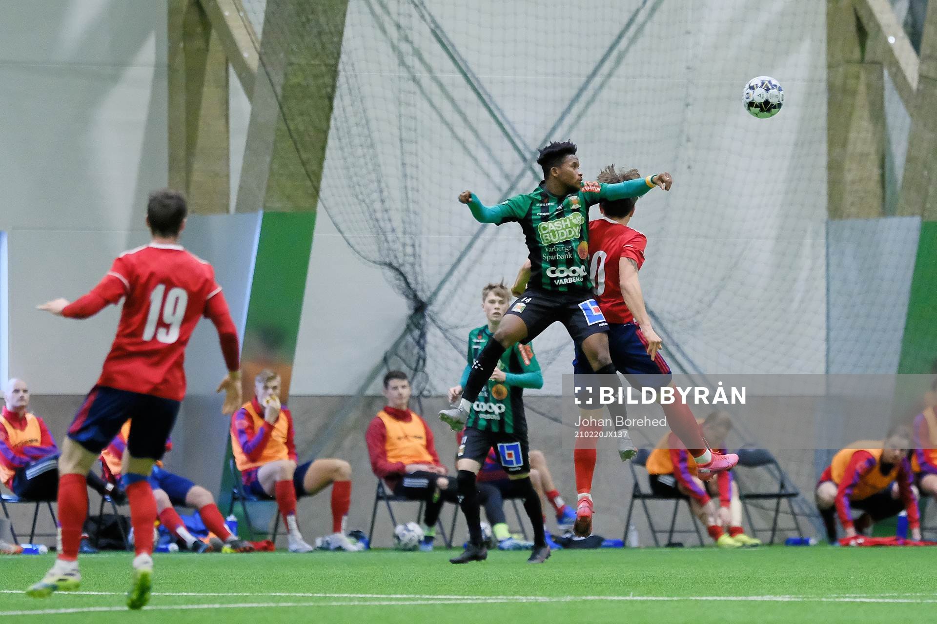 under träningsmatchen i fotboll mellan Varberg och Öster