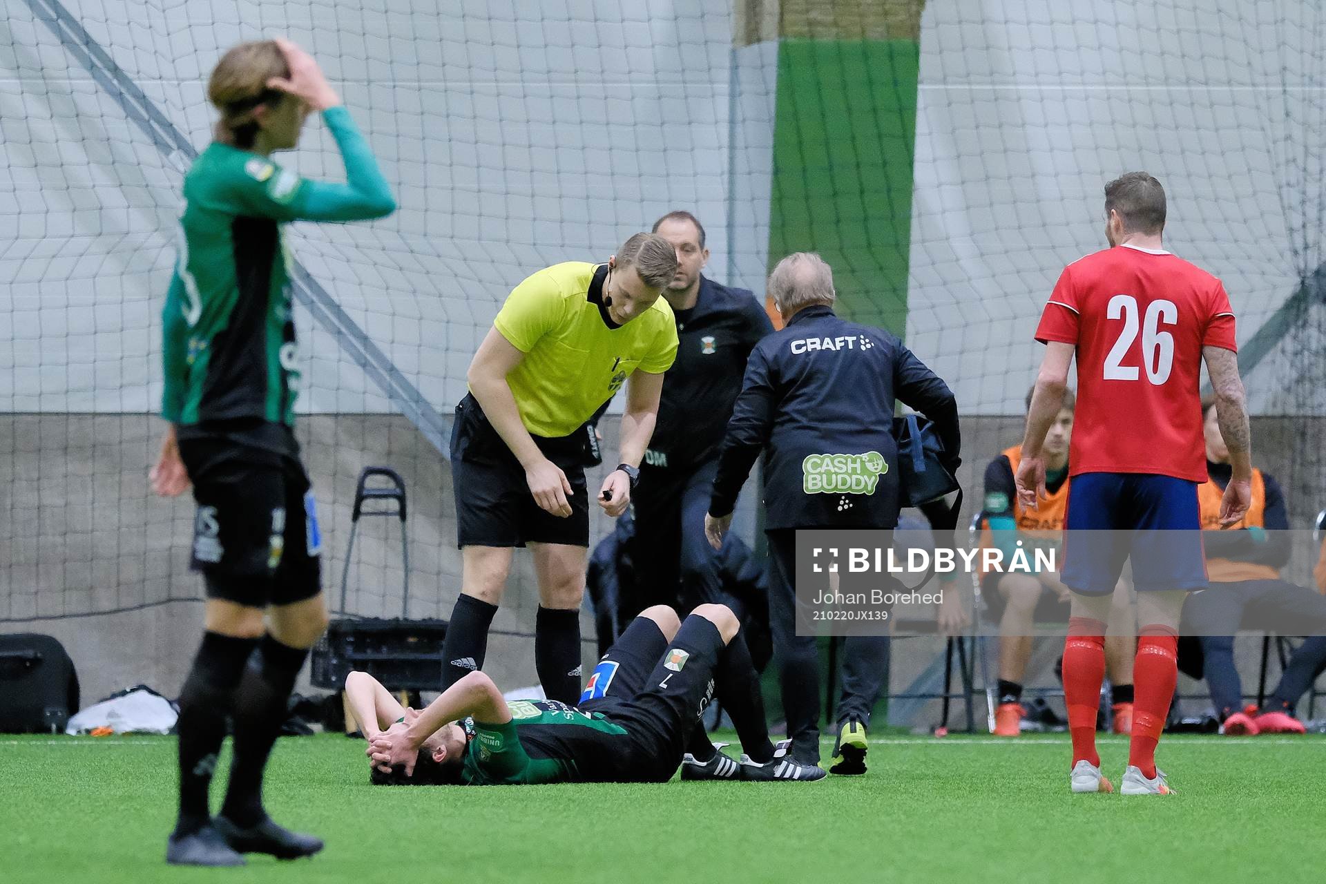 Varbergs Robin Tranberg är skadad