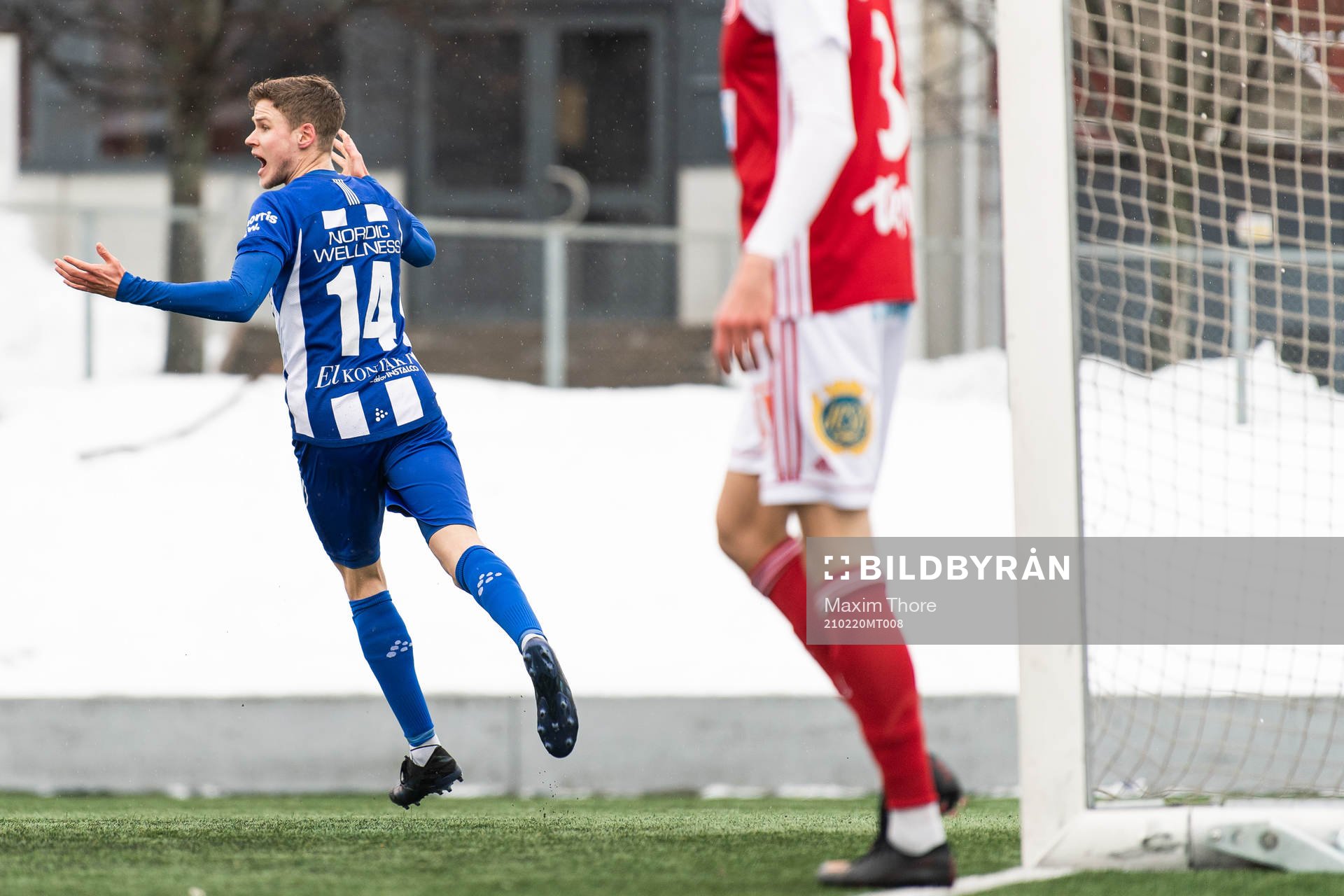 IFK Göteborgs Gustaf Norlin reagerar