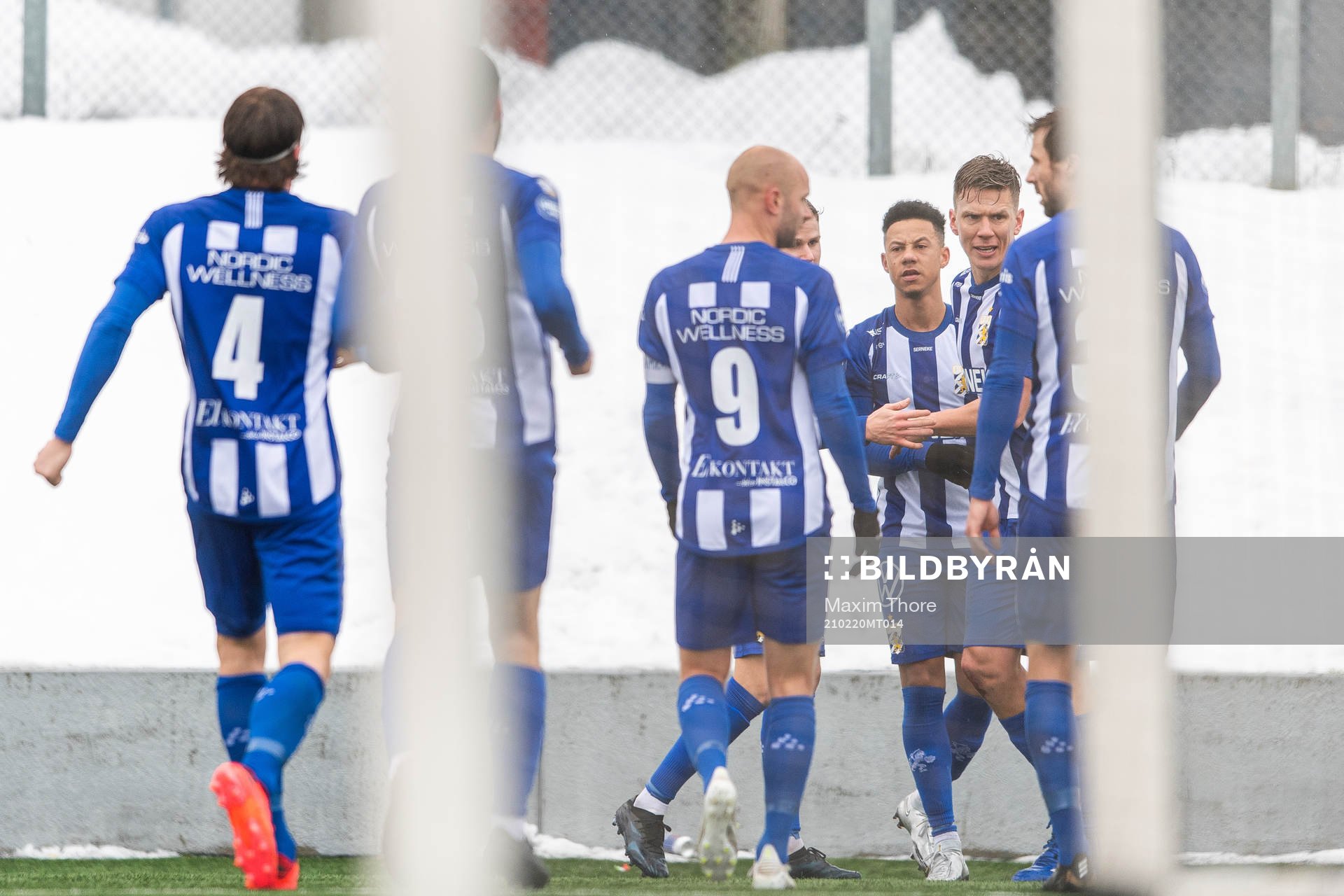 IFK Göteborgs Pontus Wernbloom jublar med lagkamrater