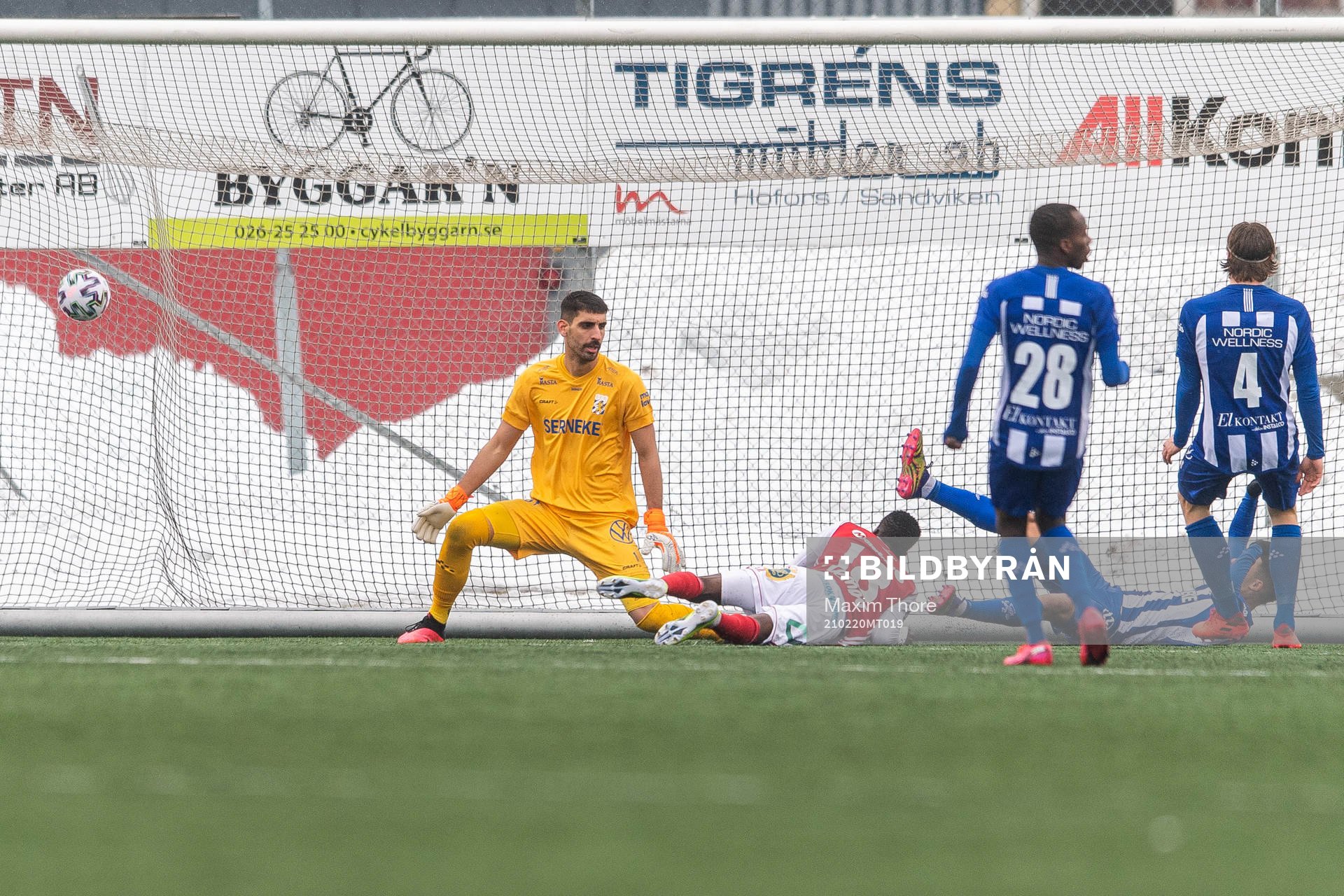 Sandvikens Naeem Mohammed gör 3-1 bakom IFK Göteborgs