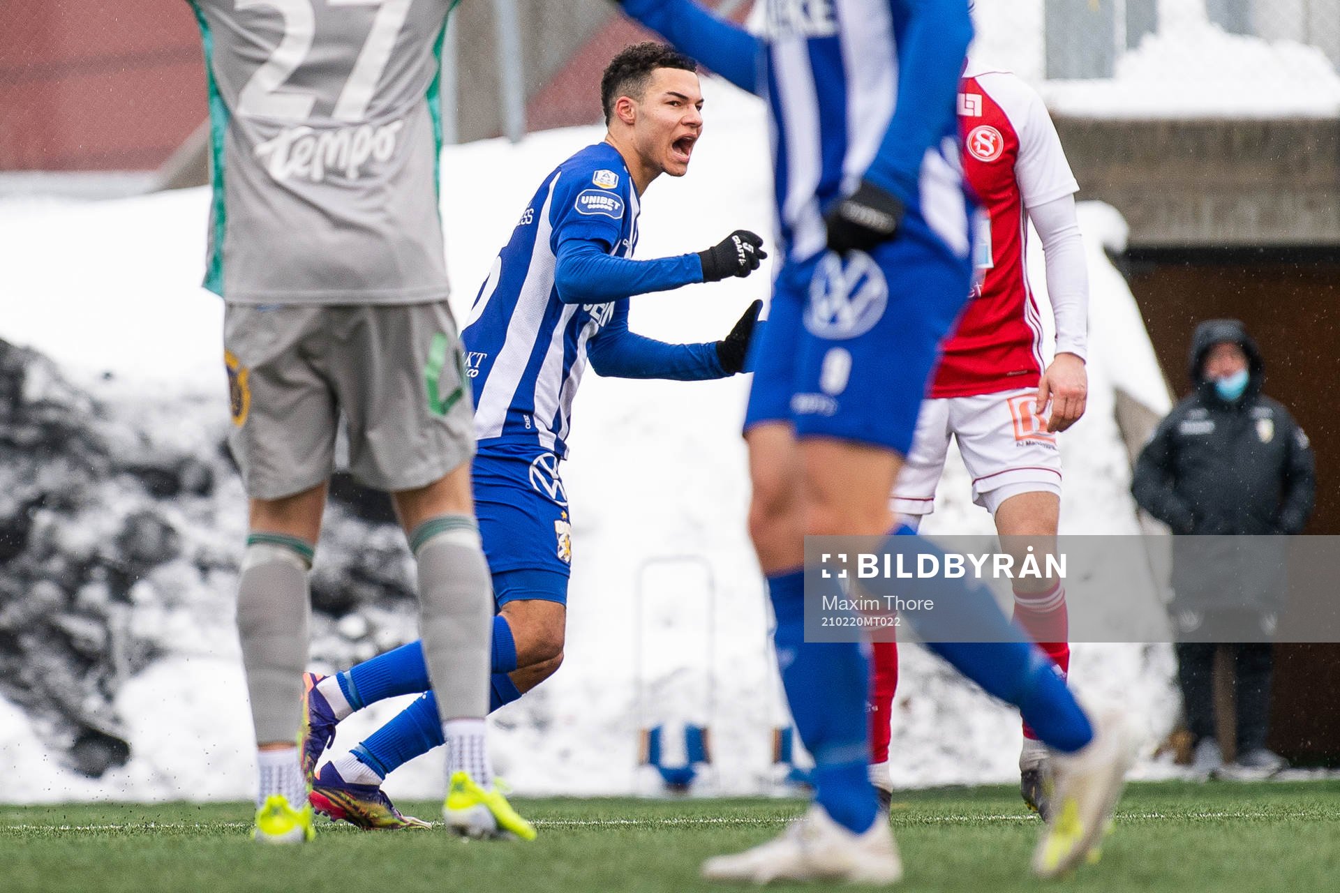IFK Göteborgs Alexander Jallow jublar