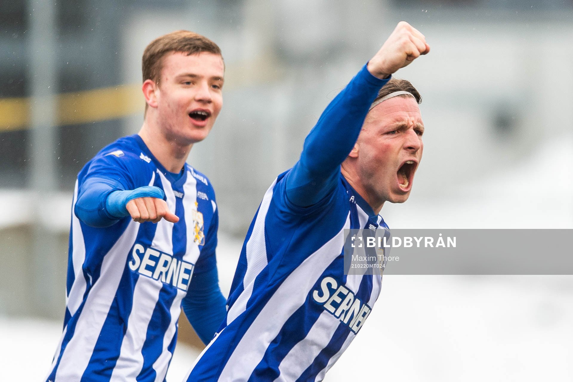 IFK Göteborgs Calle Johansson jublar
