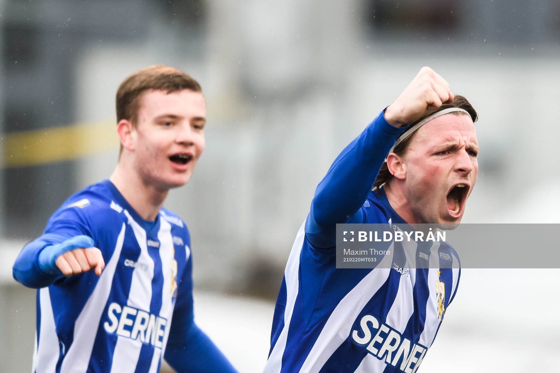 IFK Göteborgs Calle Johansson jublar