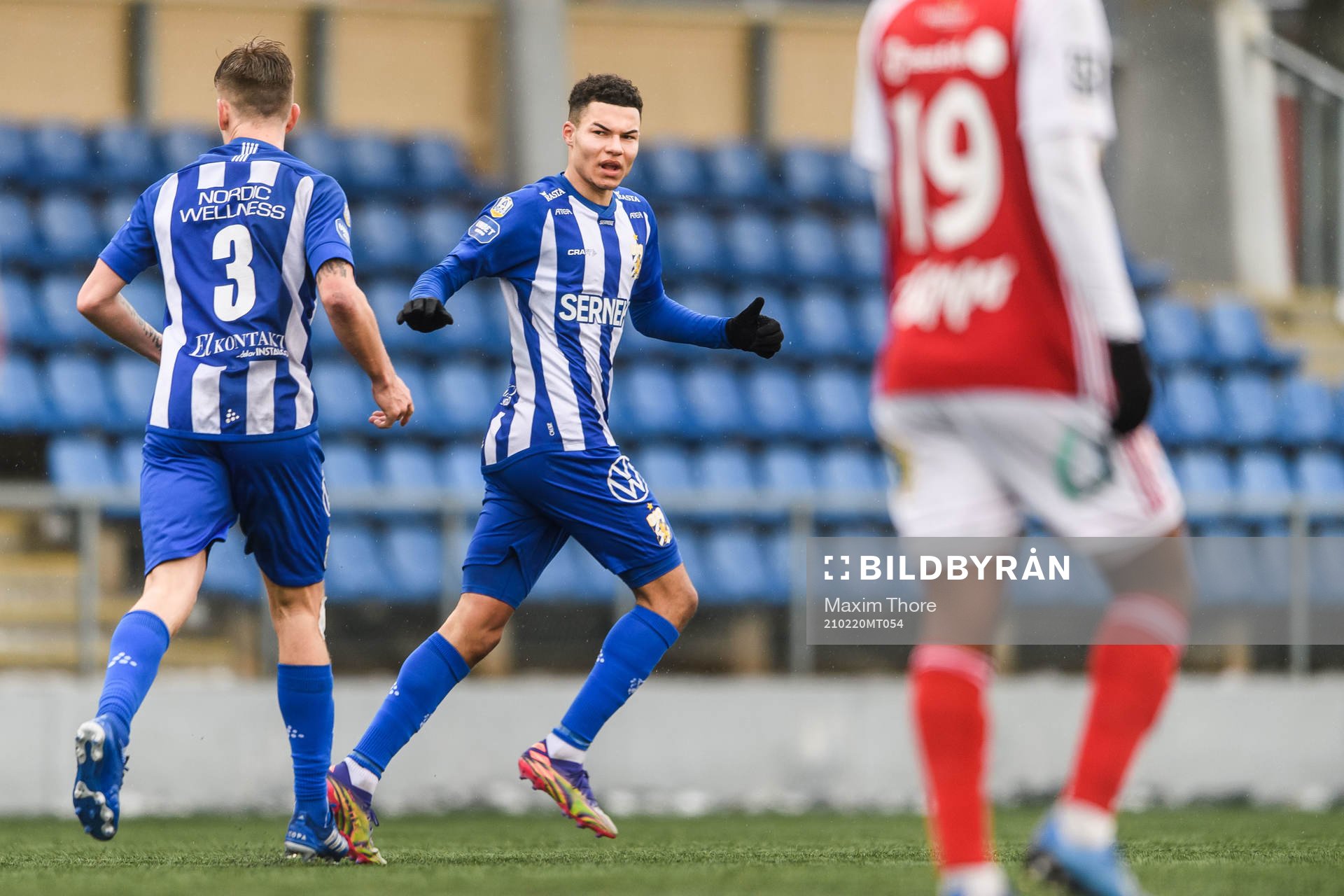 IFK Göteborgs Alexander Jallow jublar