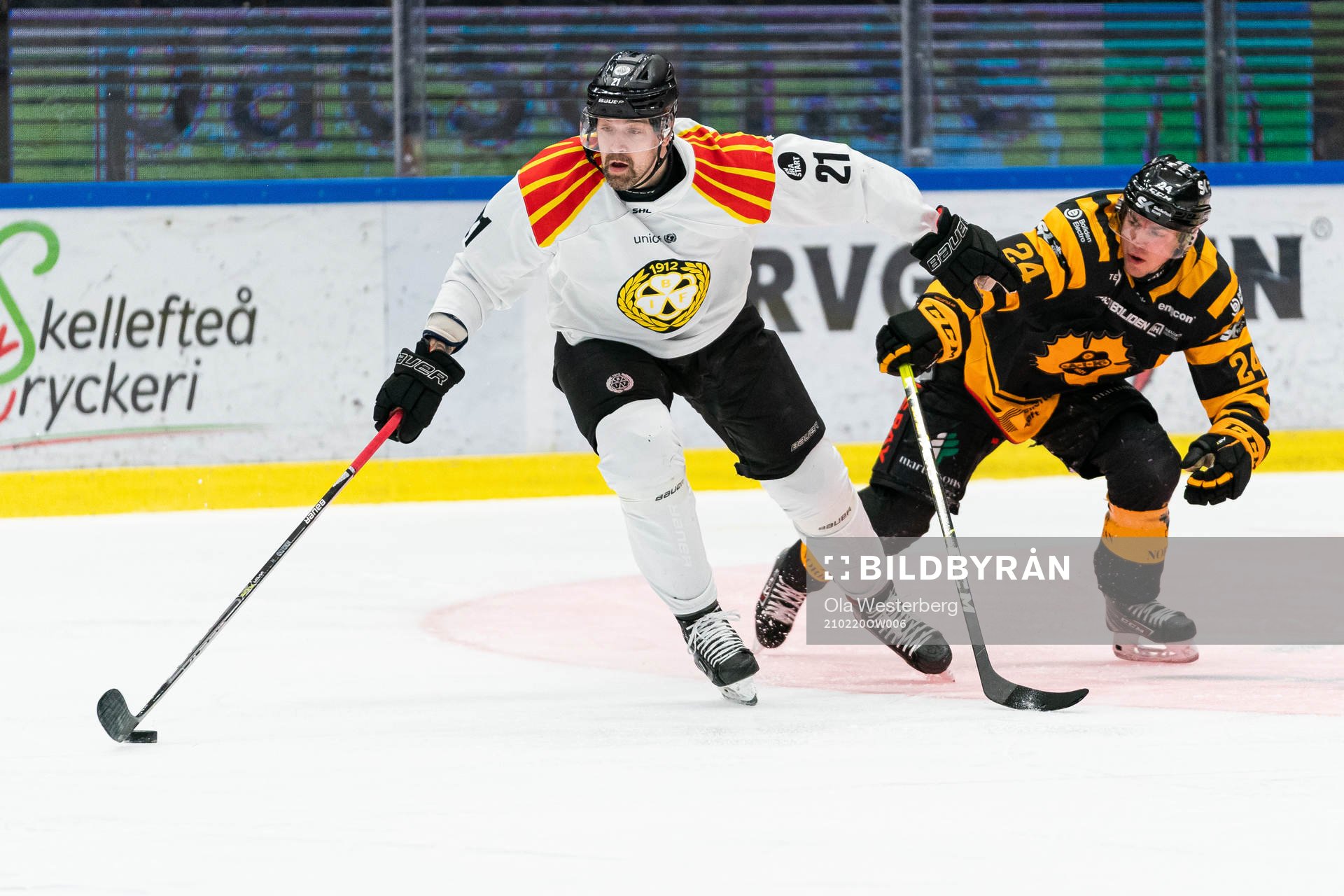Brynäs Patrik Berglund och Skellefteås Andreas Wingerli