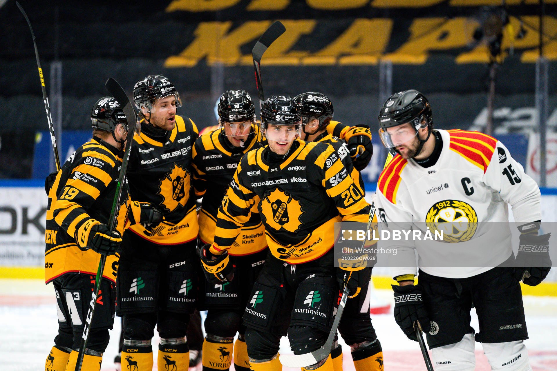 Skellefteås Roland McKeown, Pär Lindholm, Joakim