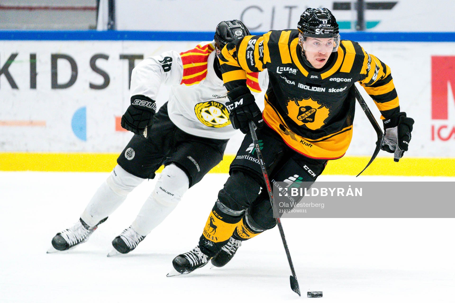 Skellefteås Pär Lindholm och Brynäs Jadeon Descheneau