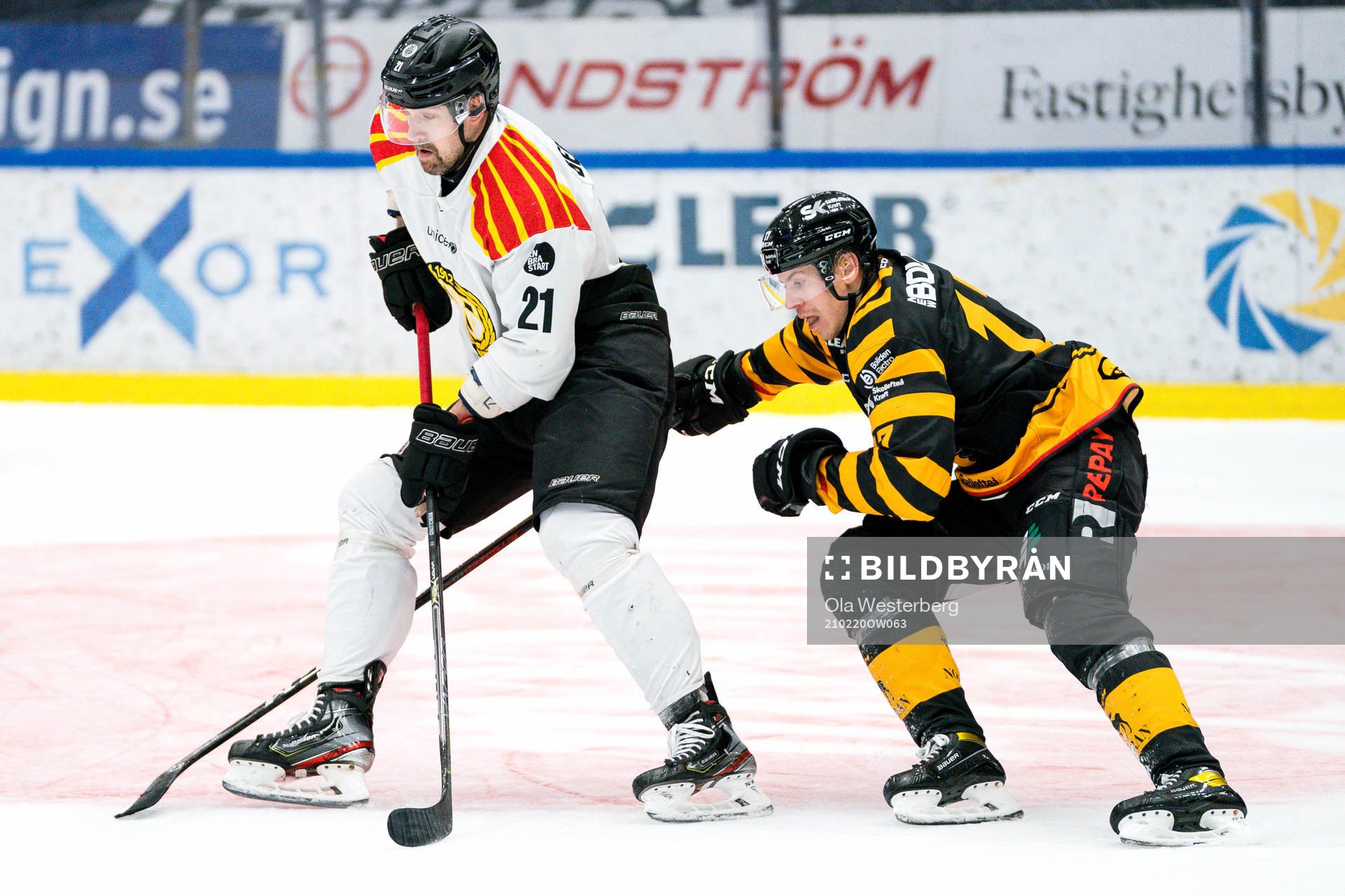 Brynäs Patrik Berglund och Skellefteås Pär Lindholm