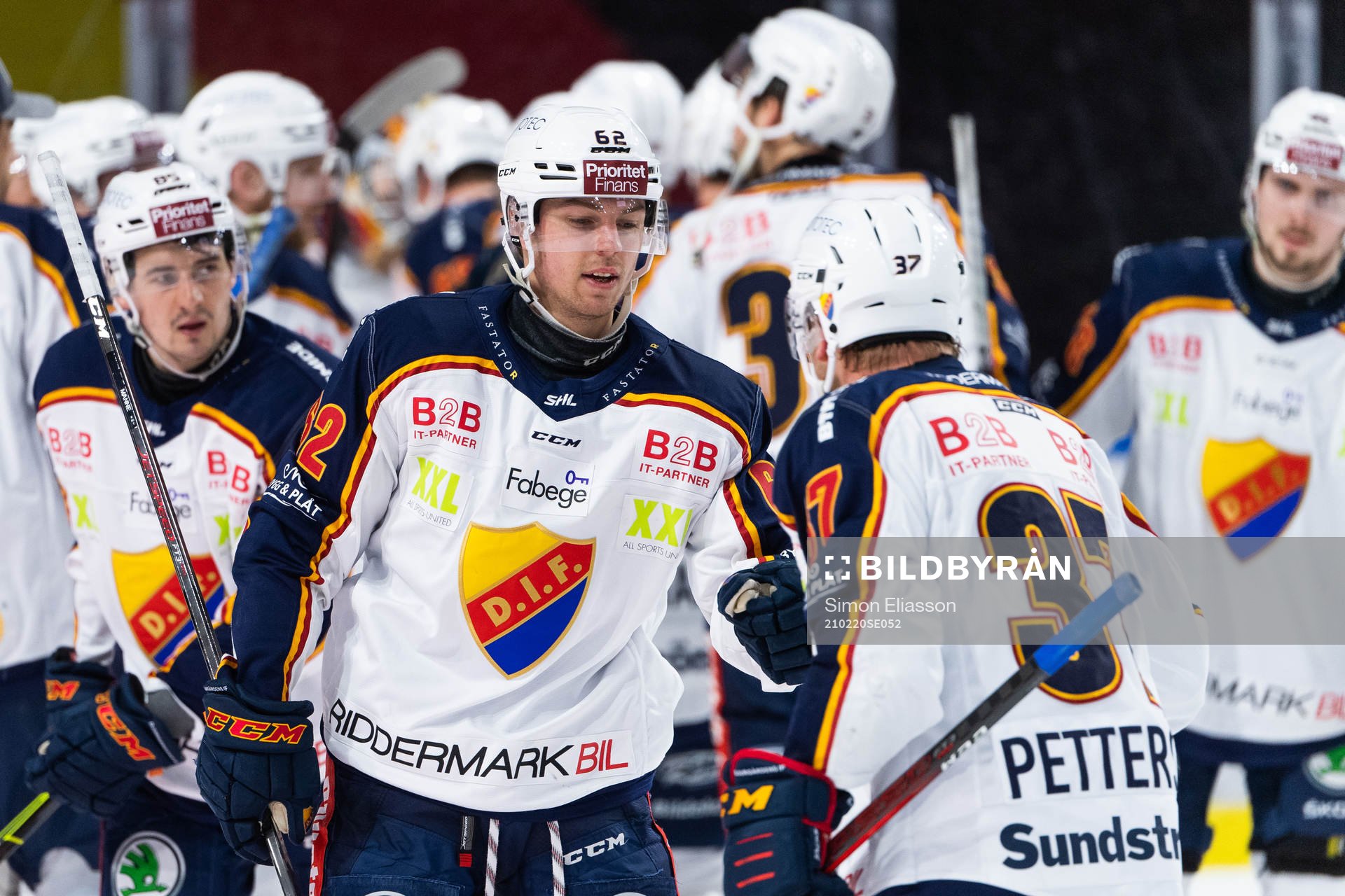 Djurgårdens Manuel Ågren jublar