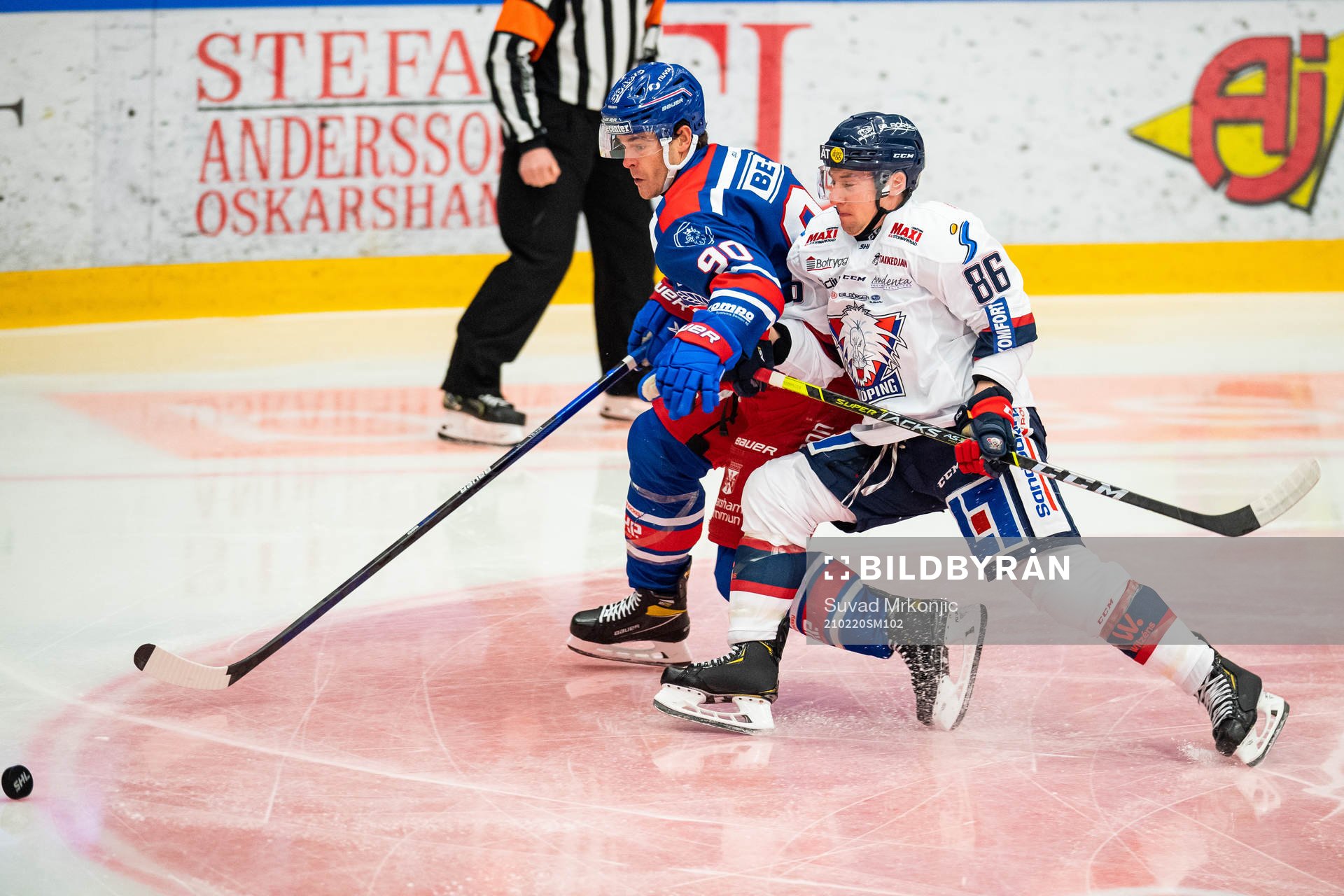 Oskarshamns Lance Bouma och Linköpings Tyler Morley