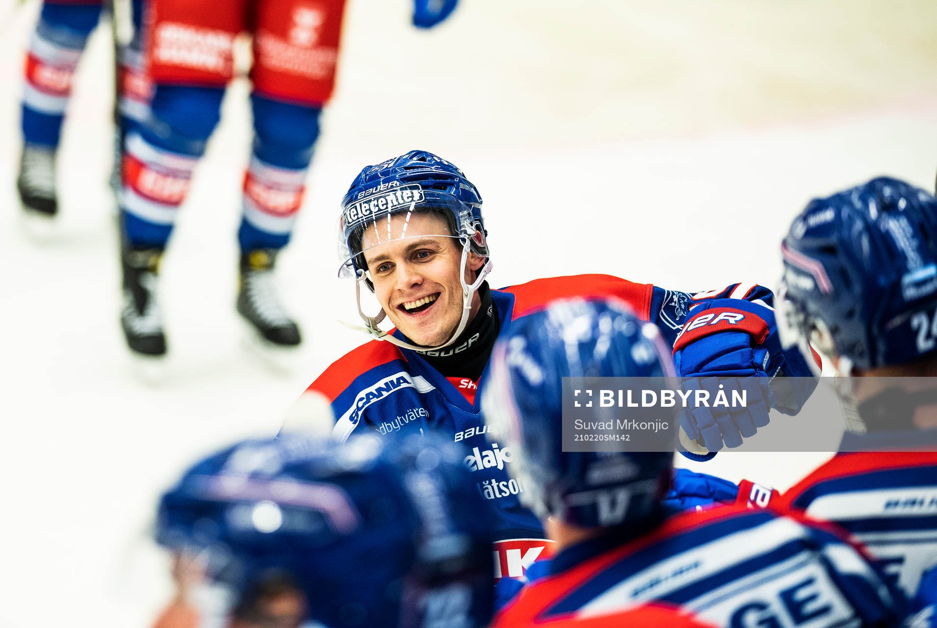 Oskarshamns Tyler Kelleher jublar