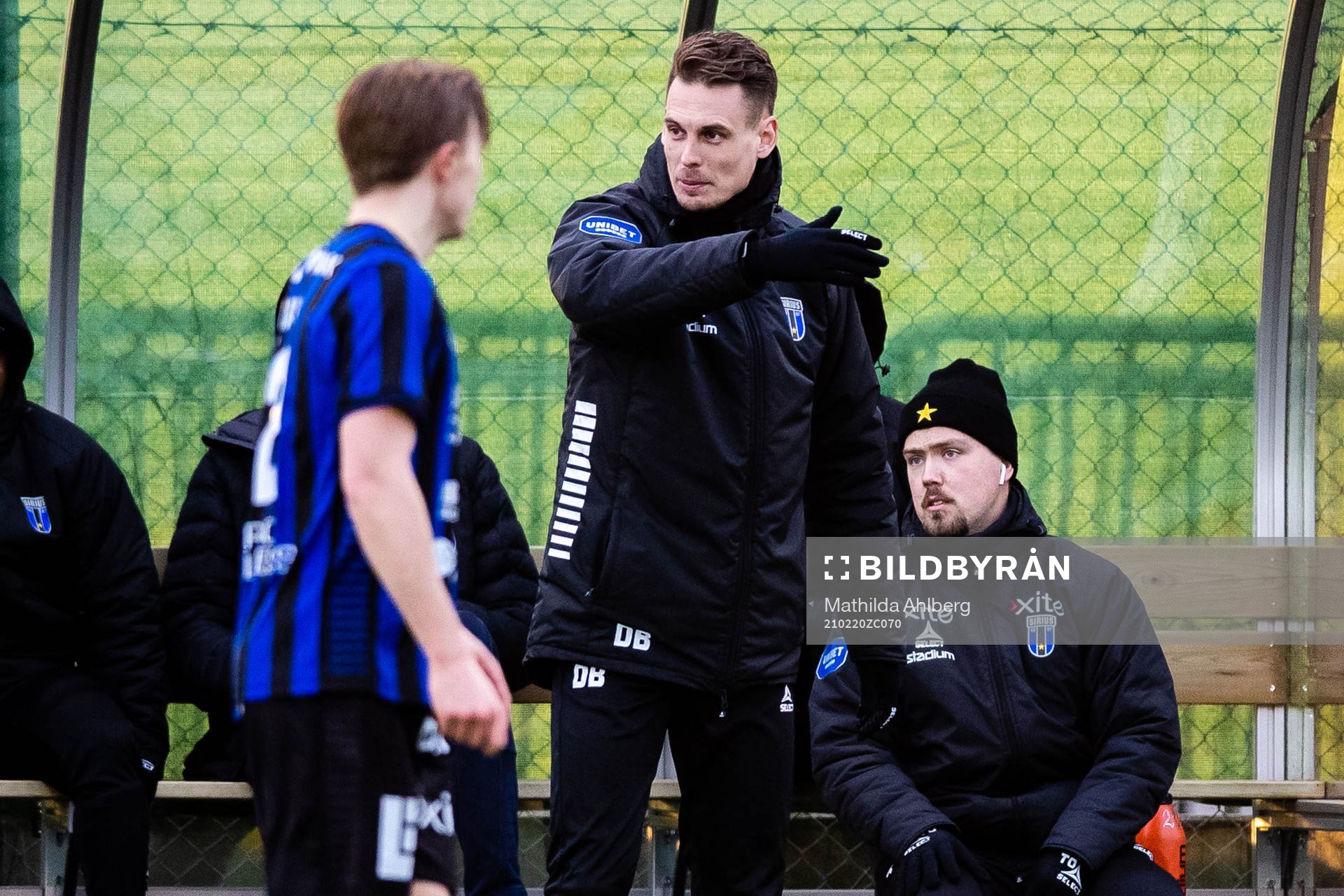 Sirius tränare Daniel Bäckström