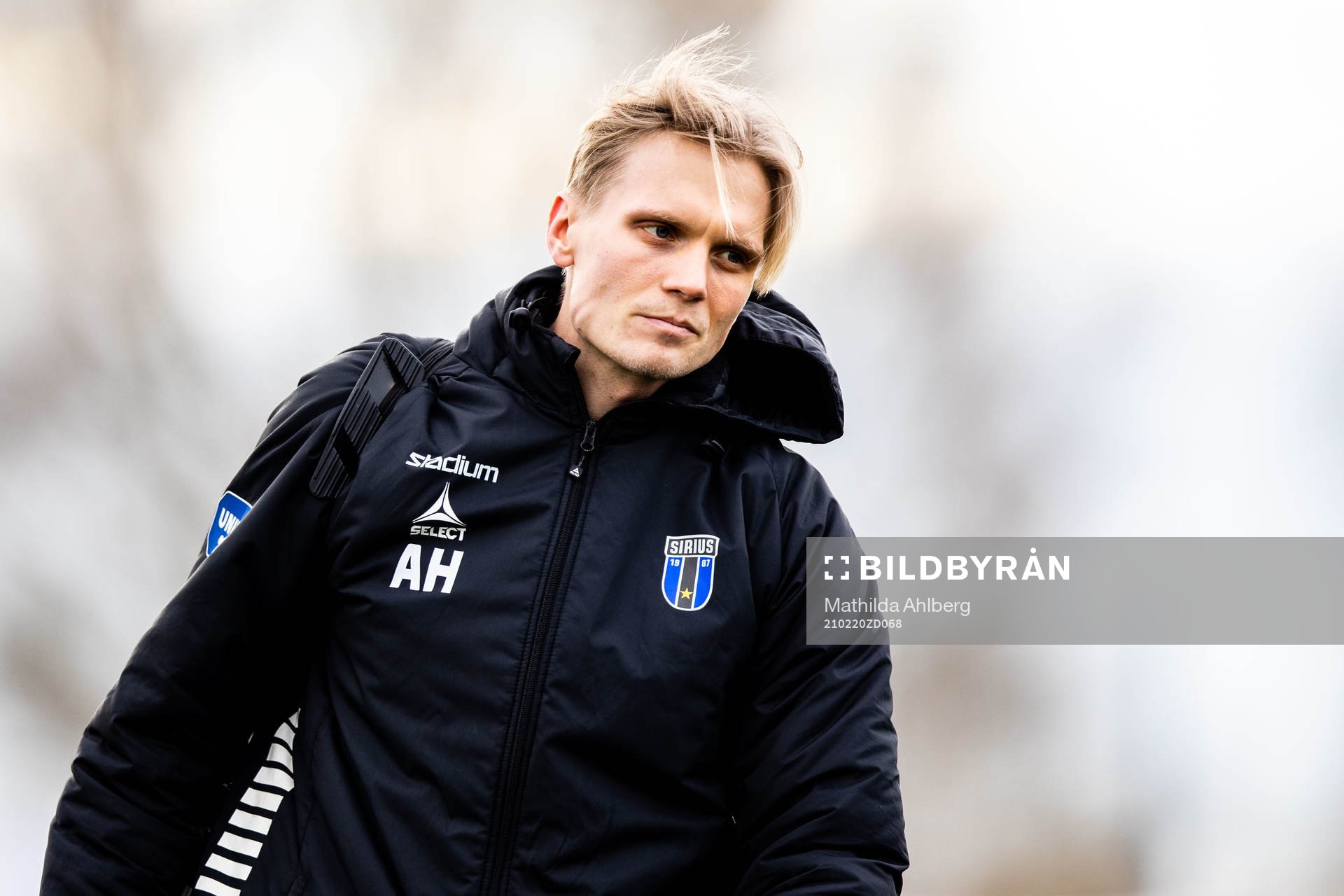 Sirius naprapat Anton Hagberg inför fotbollsmatchen i Svenska Cupen mellan Lödde och Sirius den 20 februari 2021 i Löddeköpinge. 