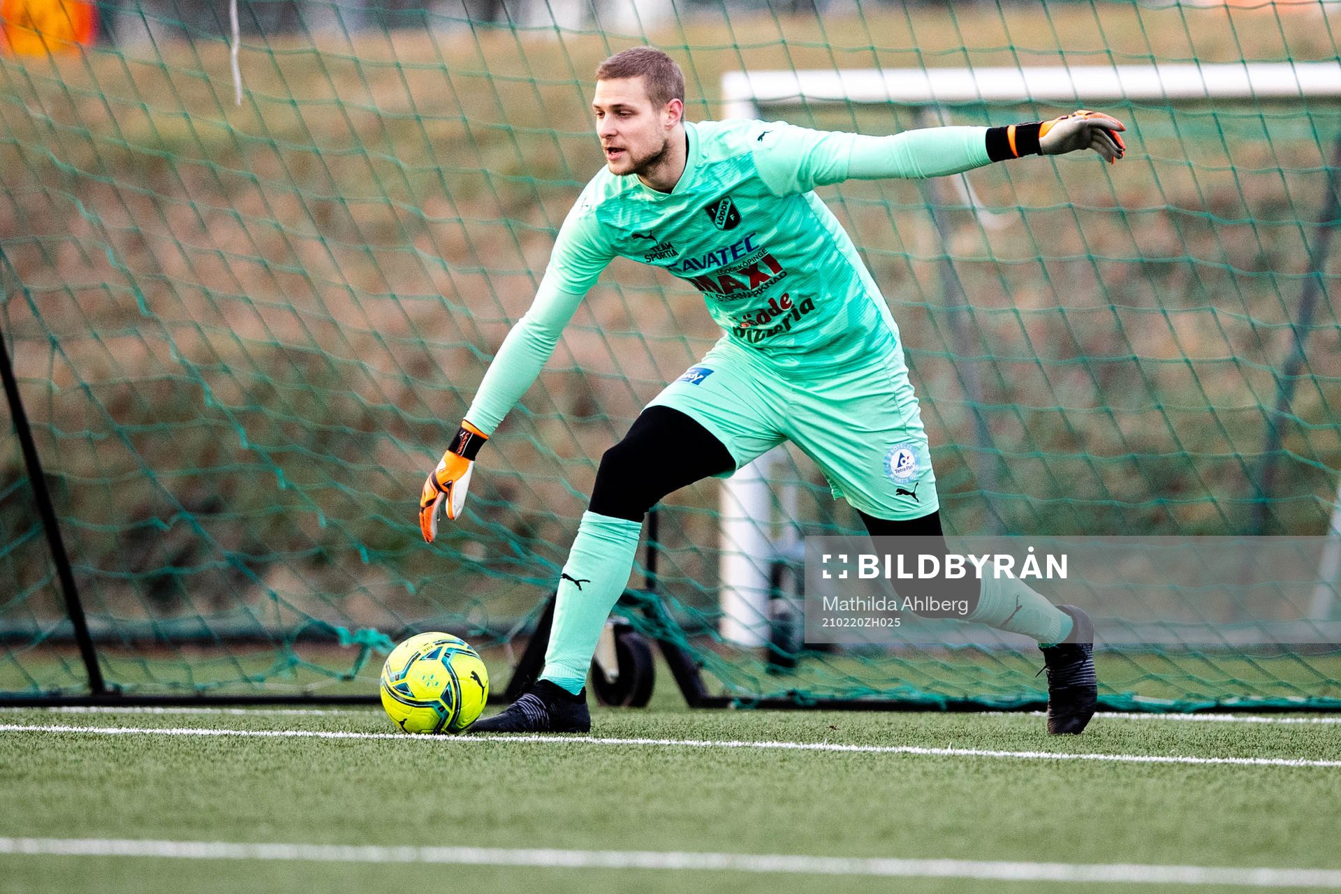 Löddes målvakt Oliver Lindstedt