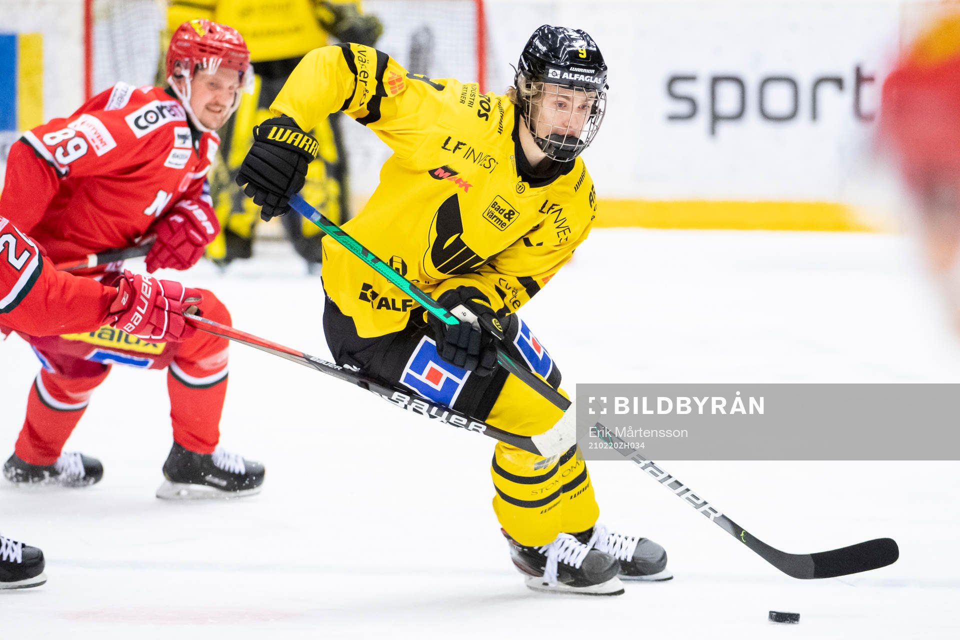 Modos Patrik Karlkvist och Västerås Simon Edvinsson