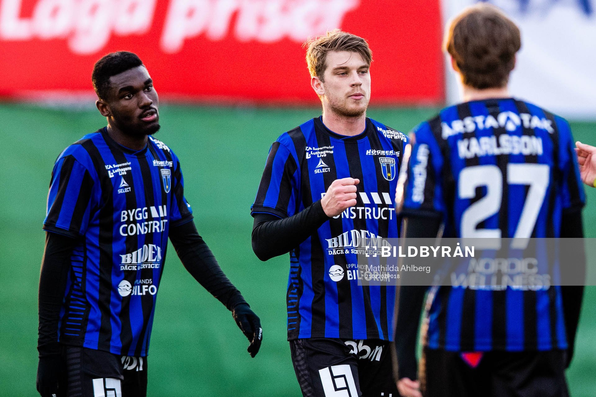 Sirius Marcus Klingenberg Mathisen  efter fotbollsmatchen i Svenska Cupen mellan Lödde och Sirius den 20 februari 2021 i Löddeköpinge. 