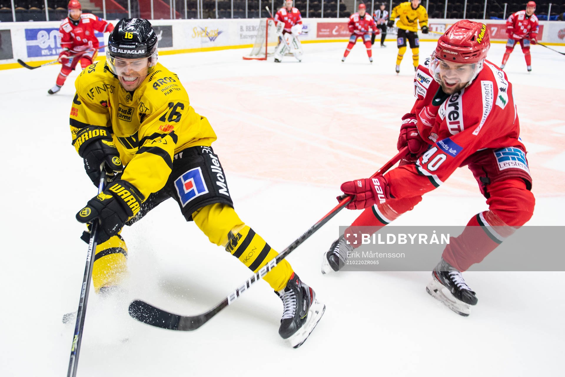 Västerås Filip Karlsson och Modos Kalle Jellvert