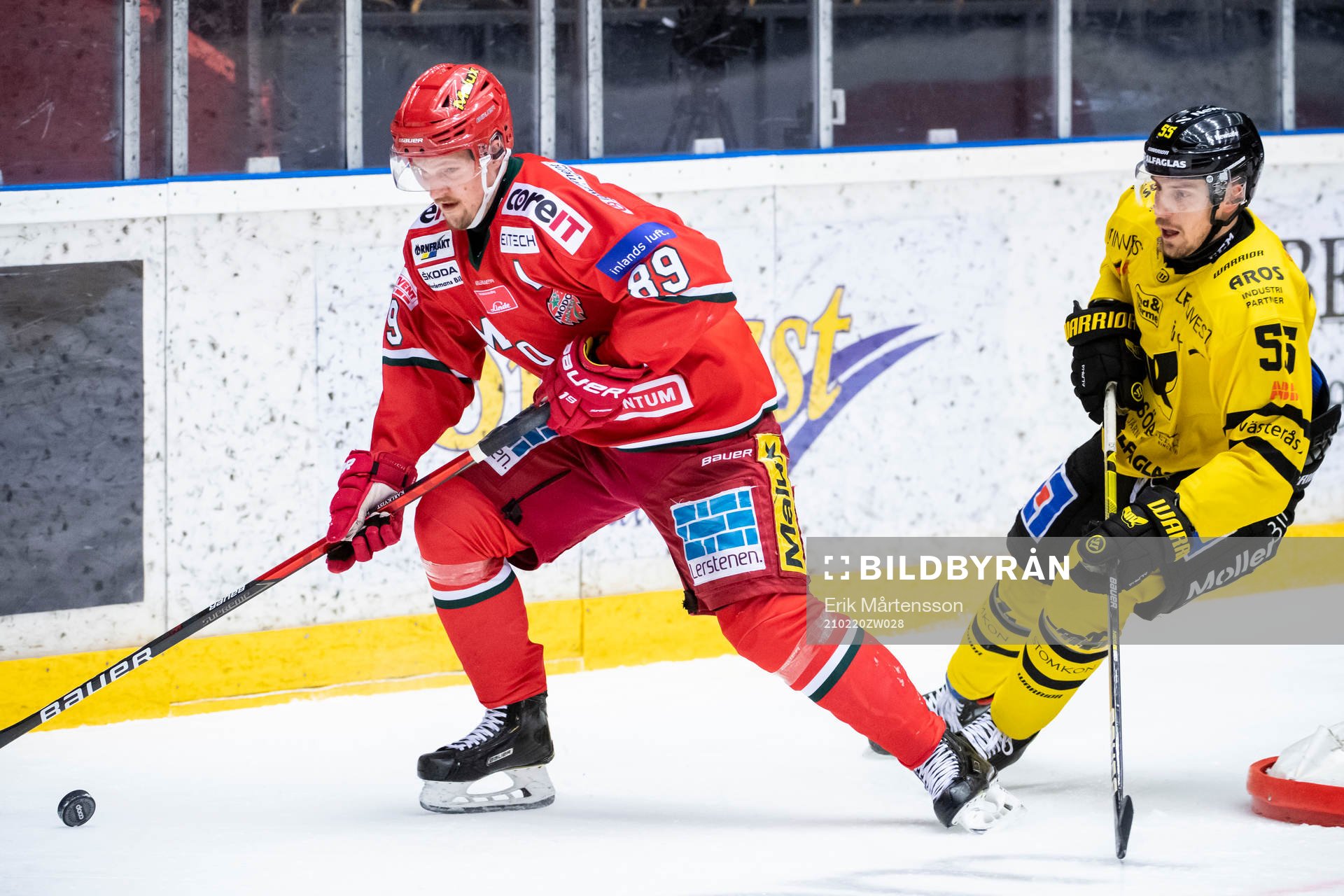 Modos Patrik Karlkvist och Västerås Alex Trivellato