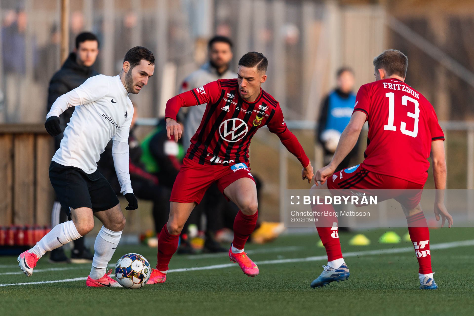 Landskronas Alexander Tkacz och Östersunds Felix Hörberg