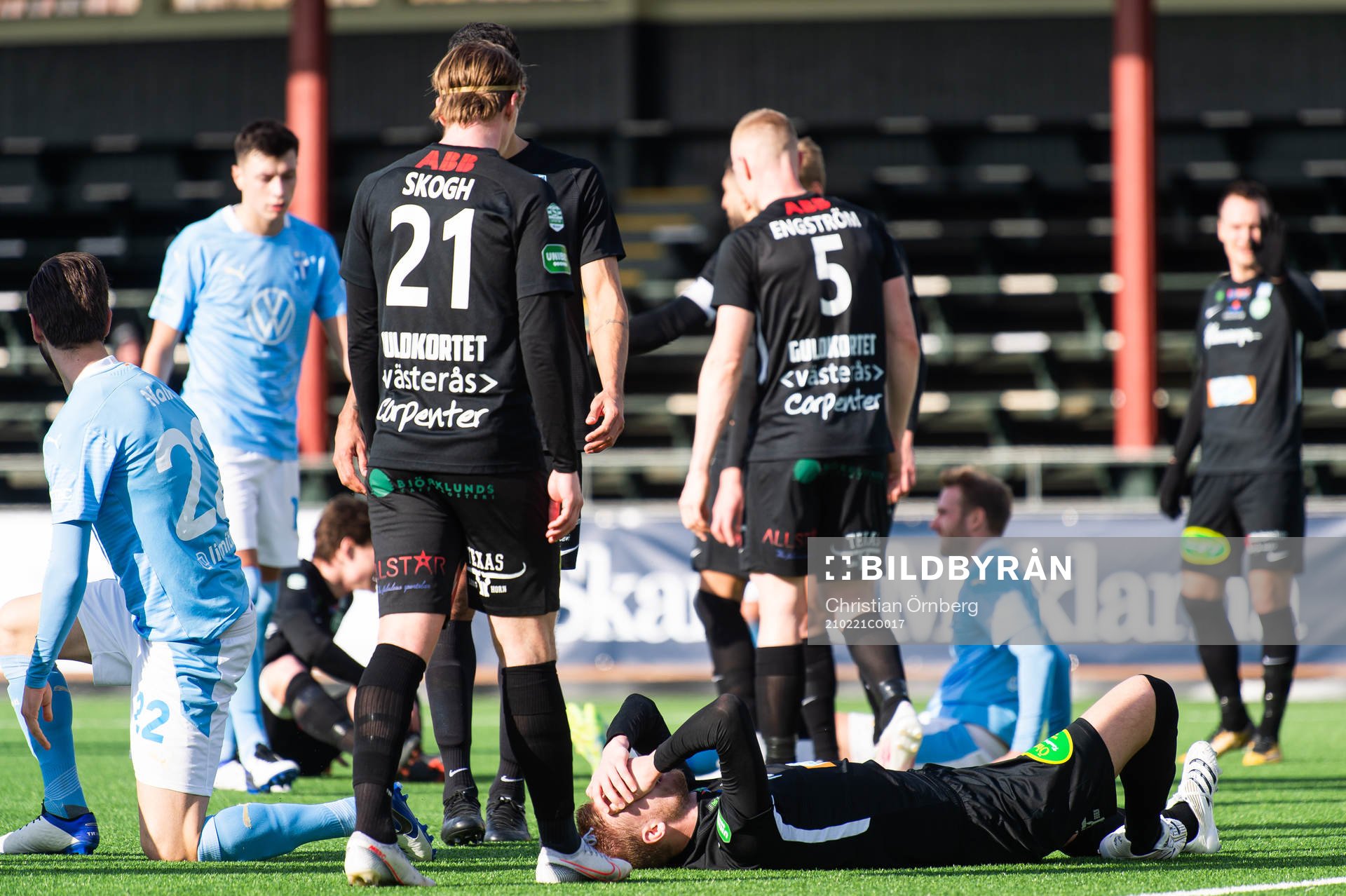 Västerås Kevin Custovic har ont