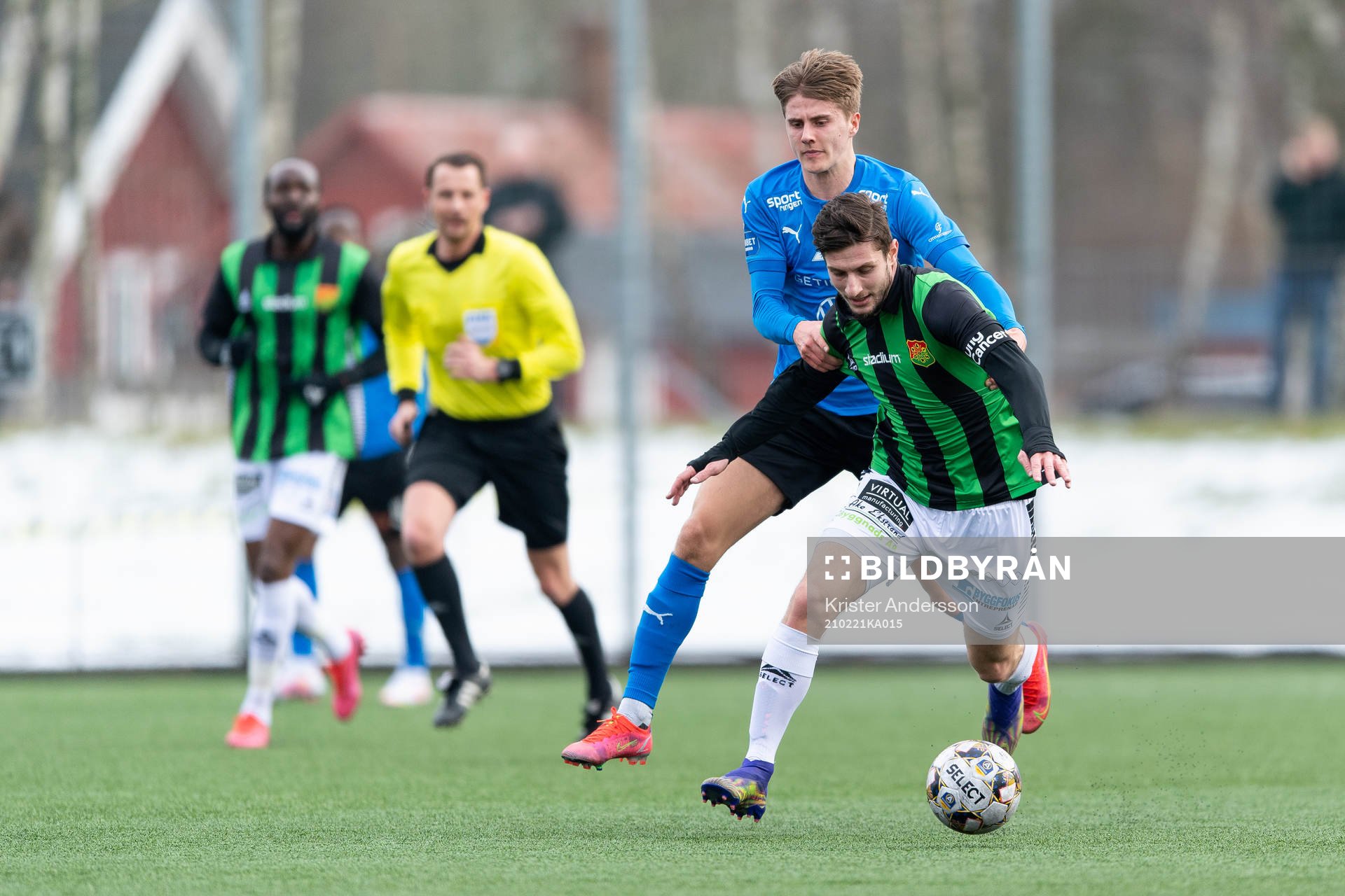 Halmstads Erik Ahlstrand och GAIS Adnan Maric