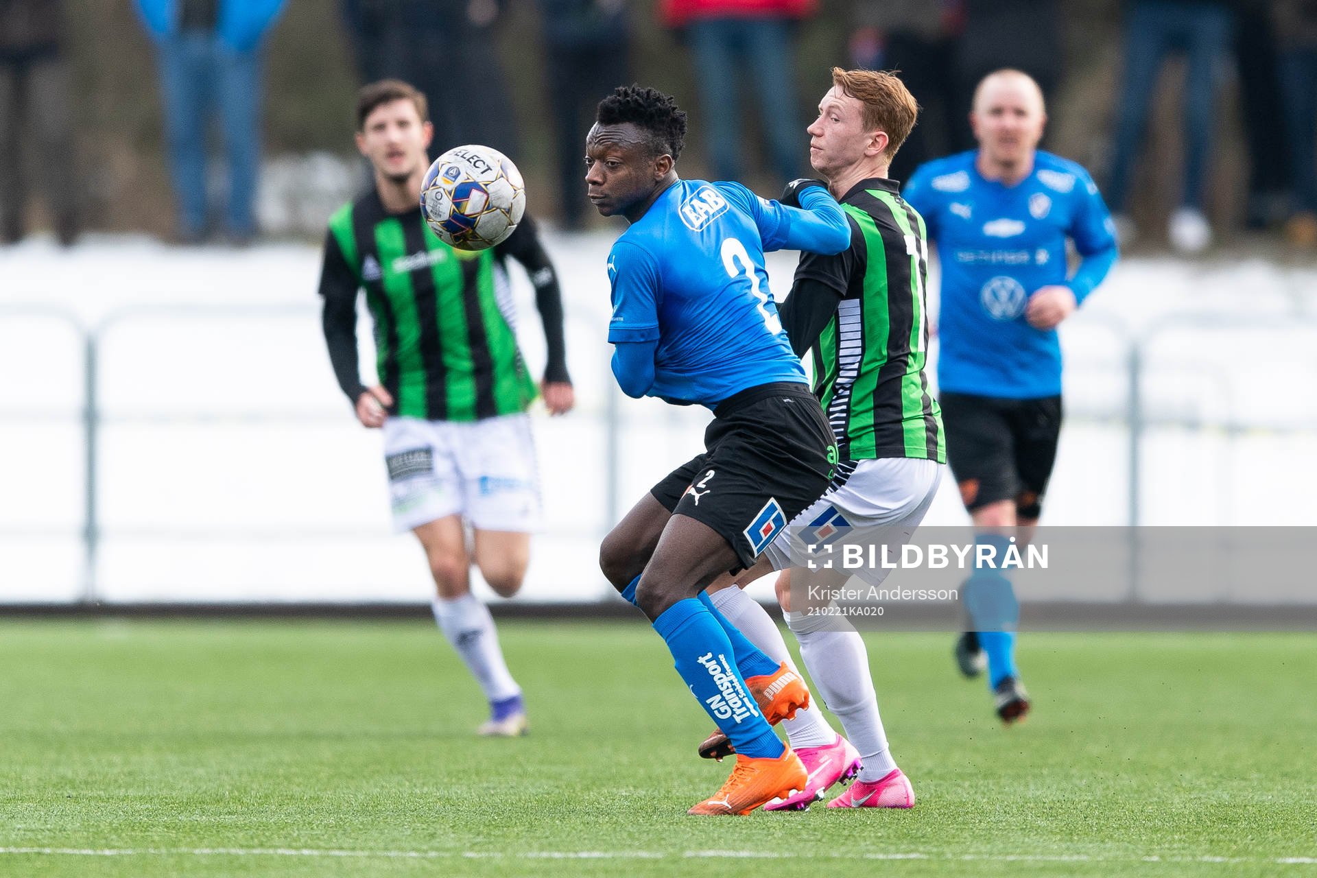 Halmstads Thomas Boakye och GAIS Julius Lindberg